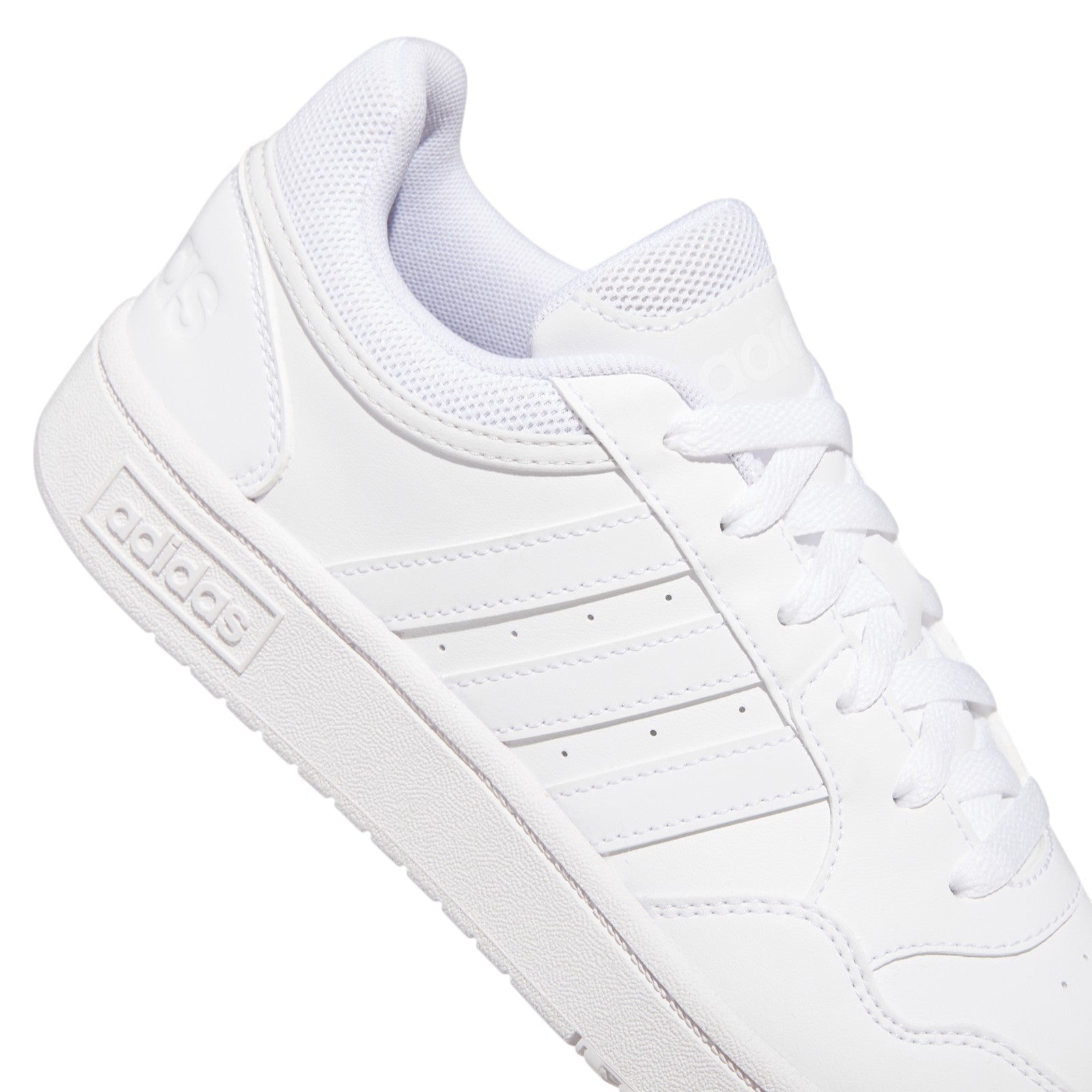adidas Womens Hoops 3.0 Low Classic Shoes - Cloud White