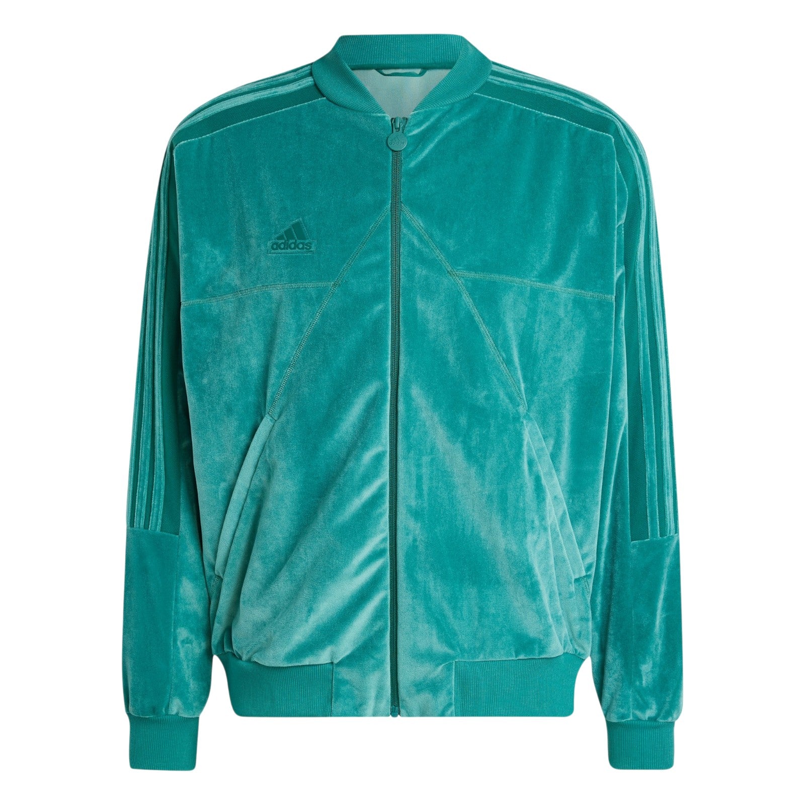 adidas Originals Men's House of Tiro Velour Bomber Jacket - Green