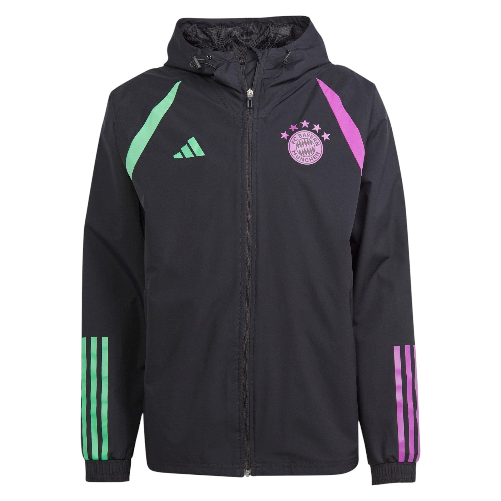 adidas Men's FC Bayern Tiro 23 All-Weather Jacket - Black