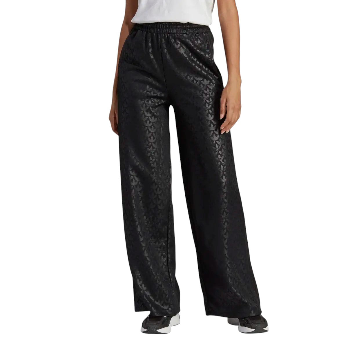 adidas Originals Womens SST Superstar Wide Leg Track Pants - Black