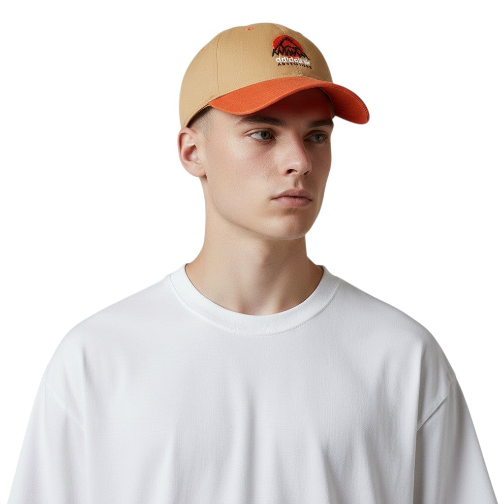 adidas Originals Adventure Dad Cap - Magic Beige / Craft Orange