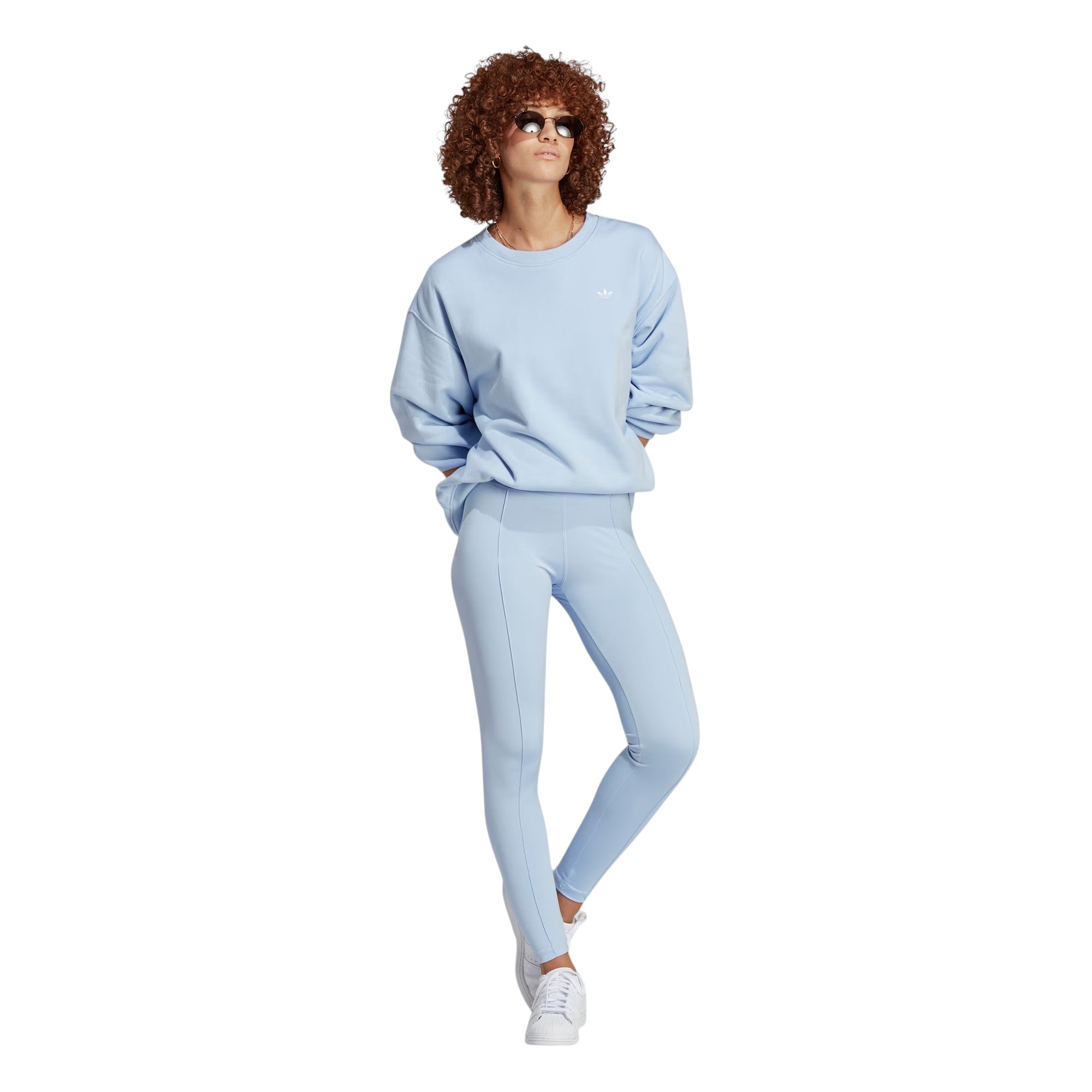 adidas Originals Womens Essentials Oversized Sweatshirt - Blue