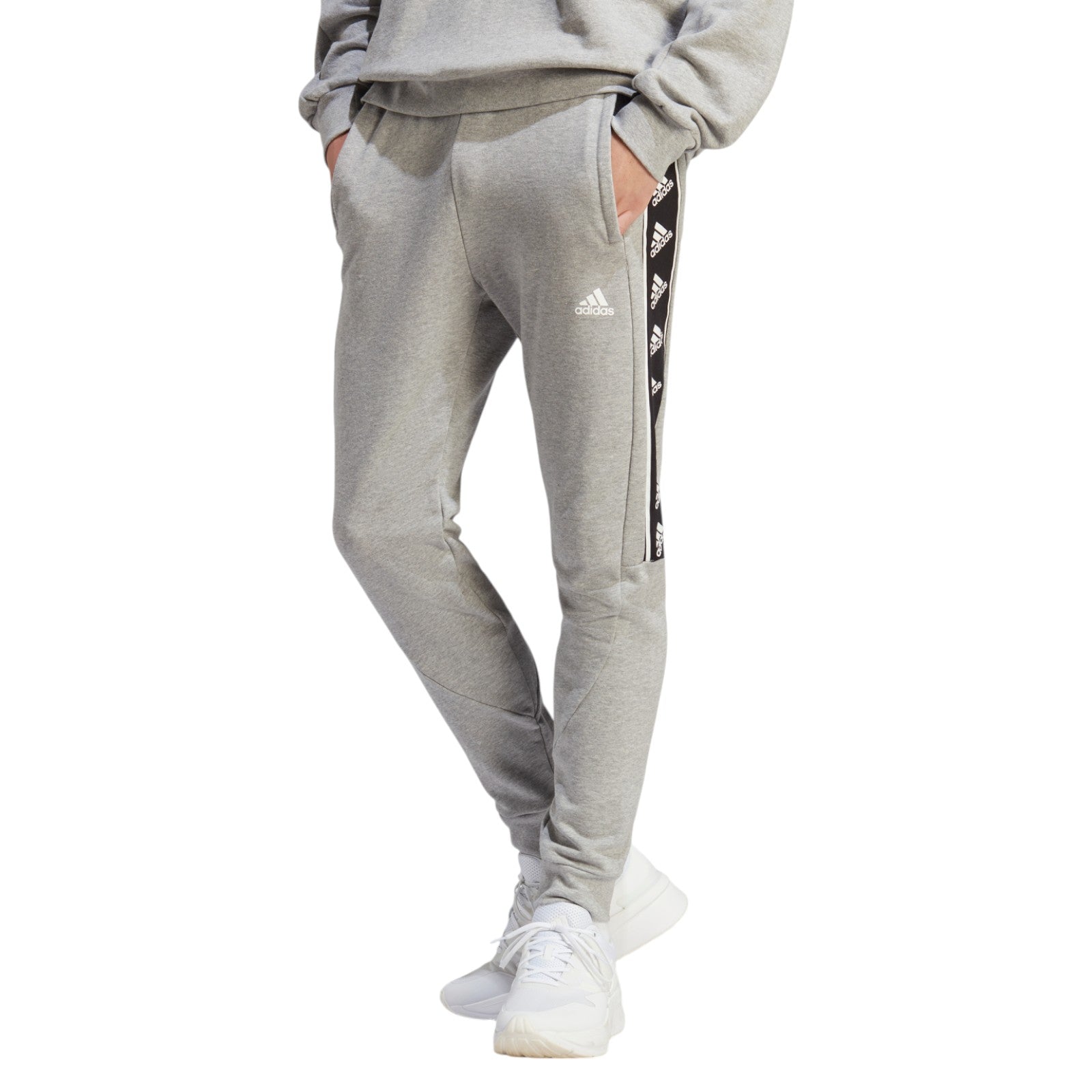 adidas Men's Brandlove Joggers - Medium Grey Heather