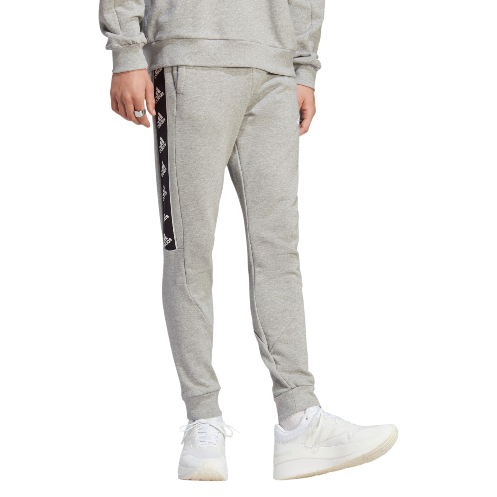adidas Men's Brandlove Joggers - Medium Grey Heather
