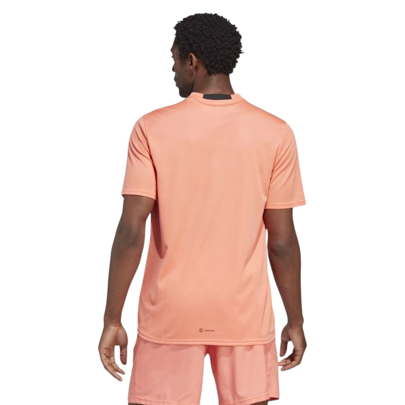 adidas Men's AEROREADY Designed for Movement T-Shirt - Coral Fusion