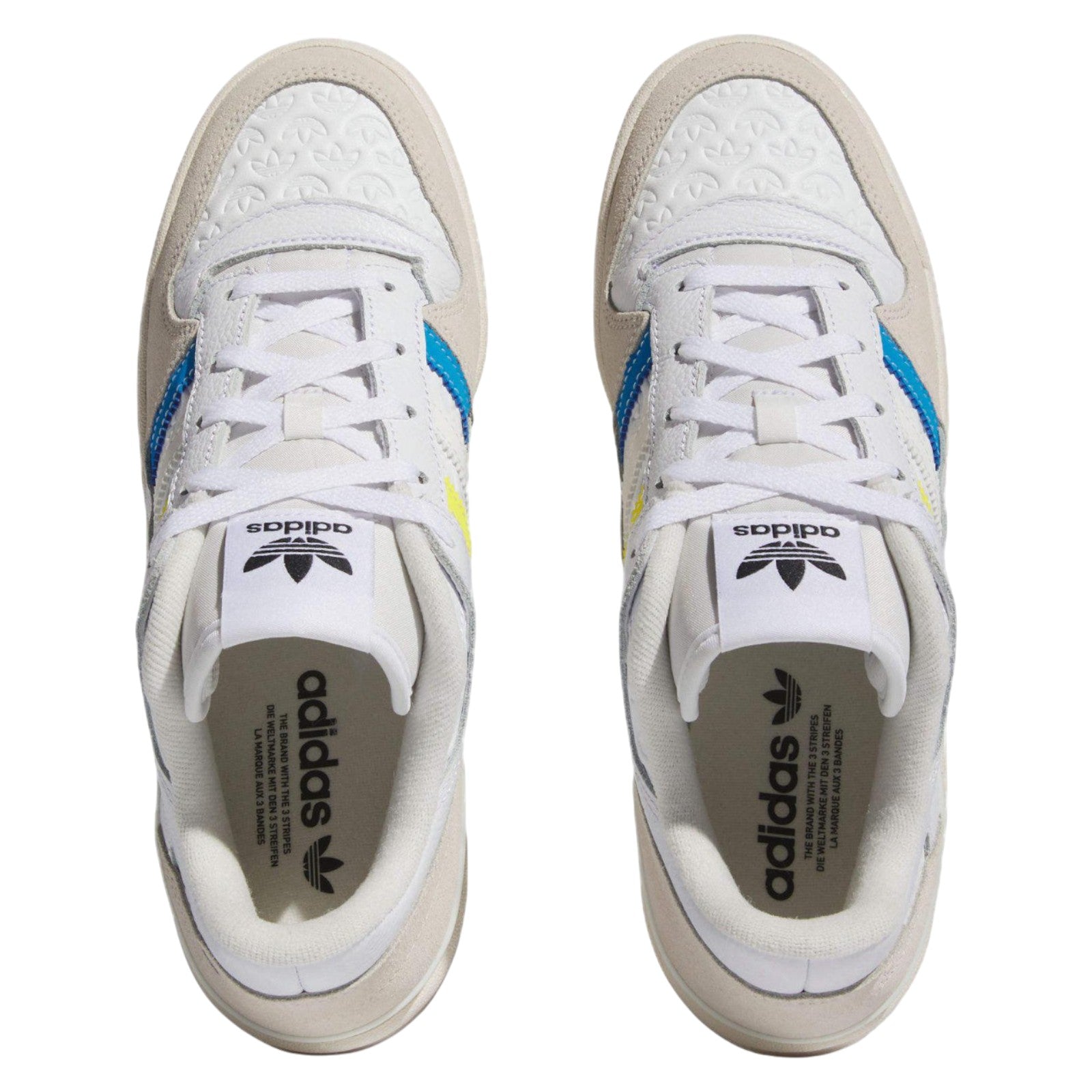 adidas Originals Forum Low Shoes - Patchwork Yellow Blue White