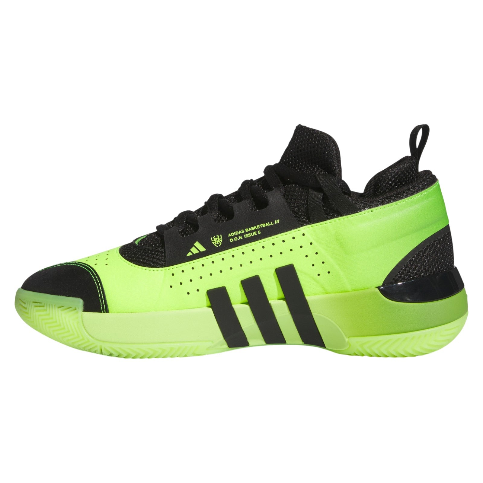 adidas D.O.N. Issue #5 Basketball Shoes - Lucid Lemon / Core Black