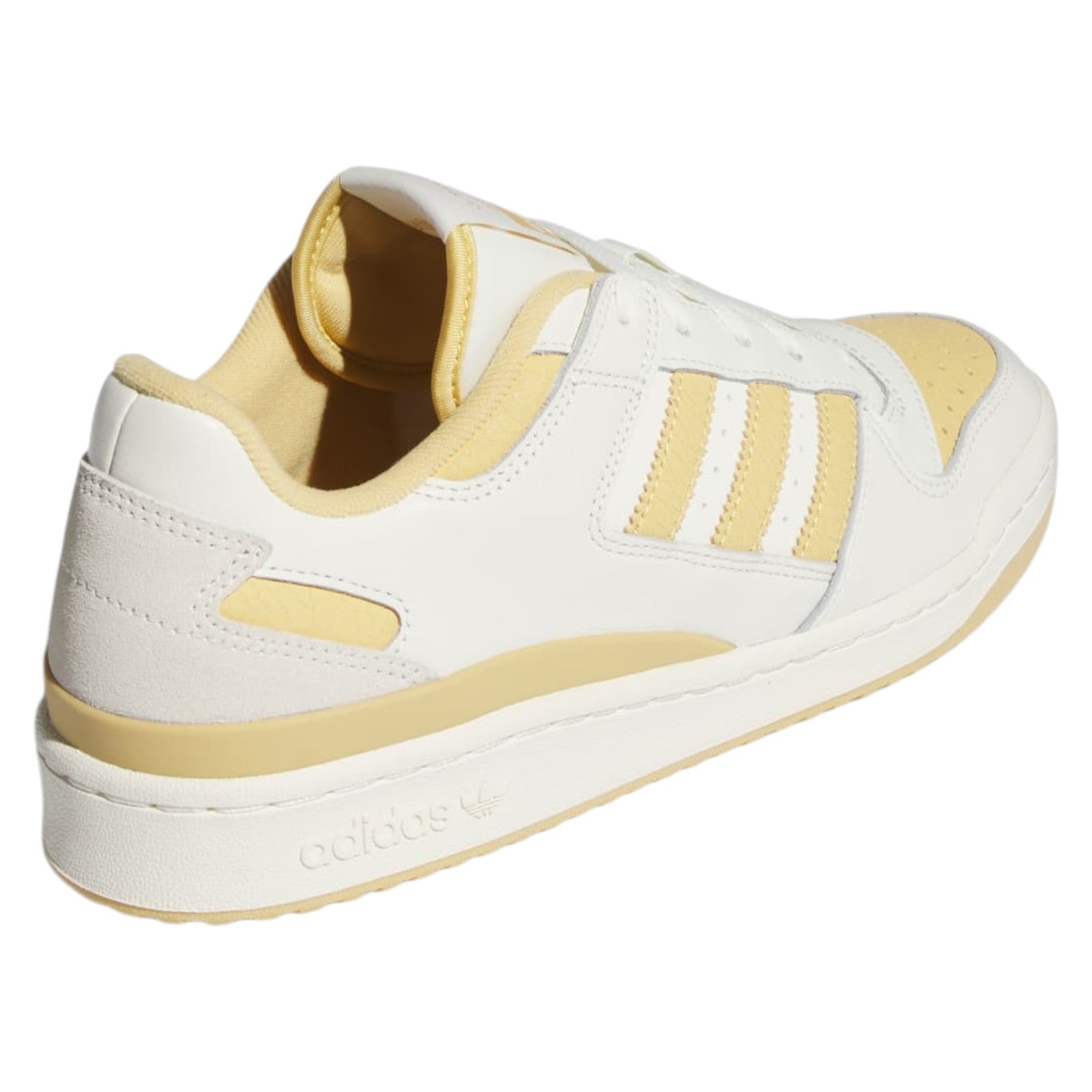 adidas Originals Men's Forum Low CL Trainers - Ivory / Yellow