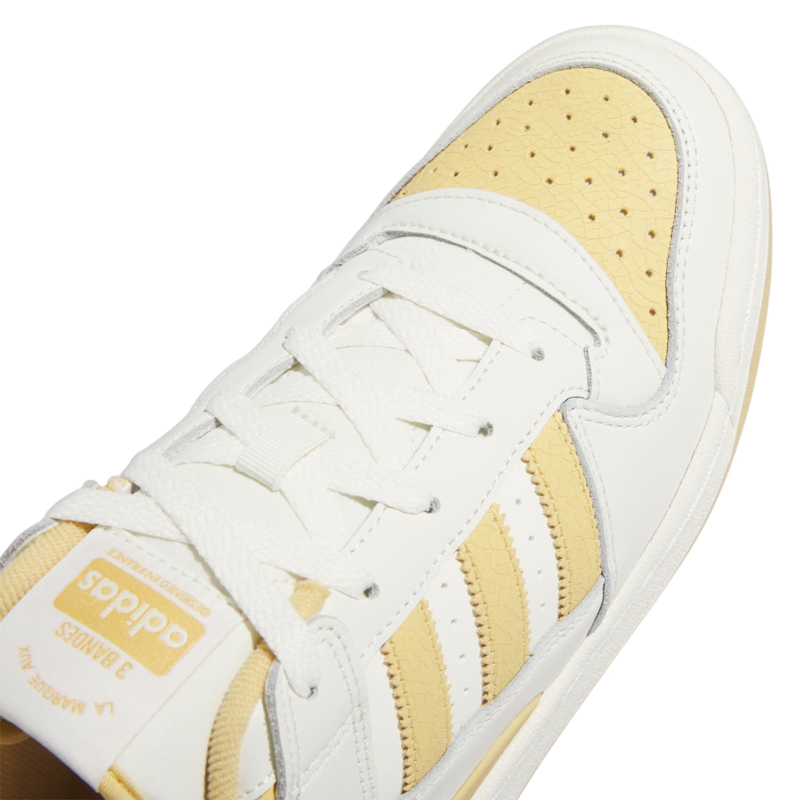adidas Originals Men's Forum Low CL Trainers - Ivory / Yellow
