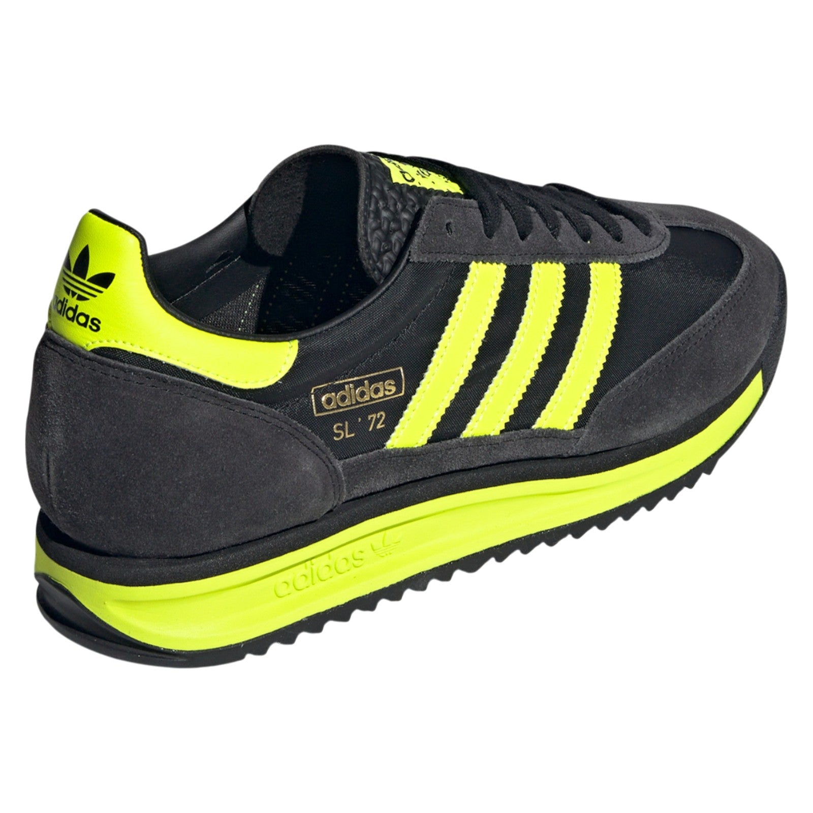 adidas Originals SL 72 RS Trainers - Core Black / Solar Yellow