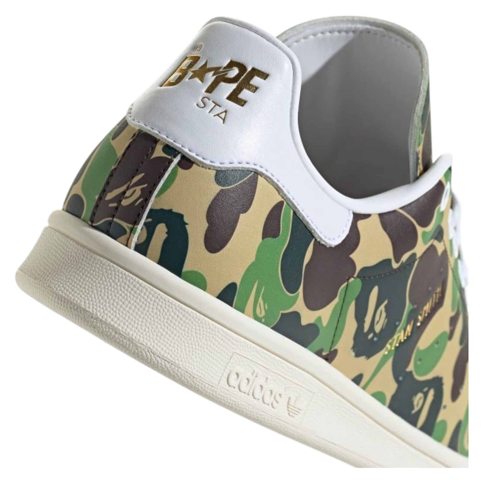 adidas Originals x Bape Stan Smith ABC Shoes - Camo / Green