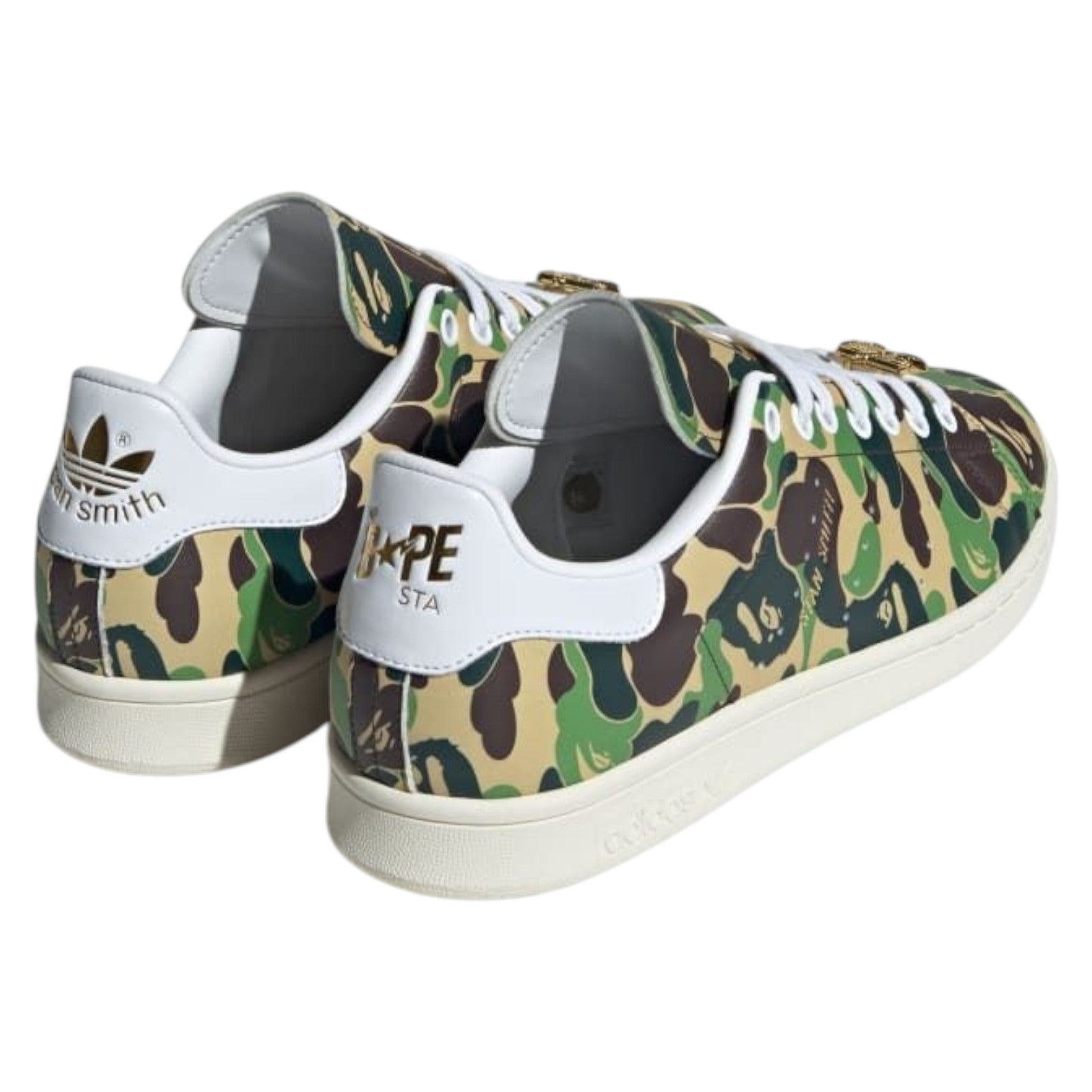adidas Originals x Bape Stan Smith ABC Shoes - Camo / Green