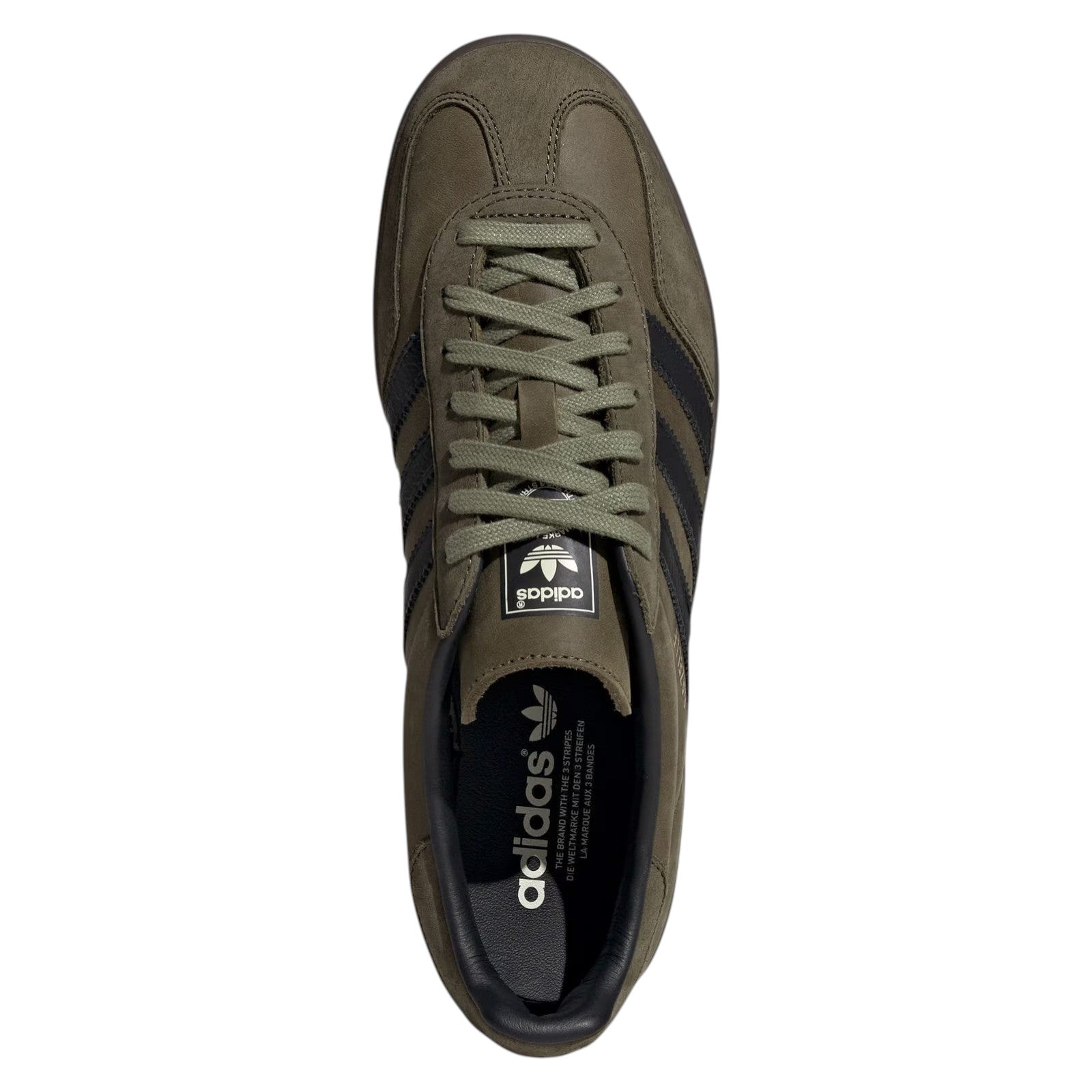 adidas Originals Gazelle Indoor Trainers - Focus Olive / Black