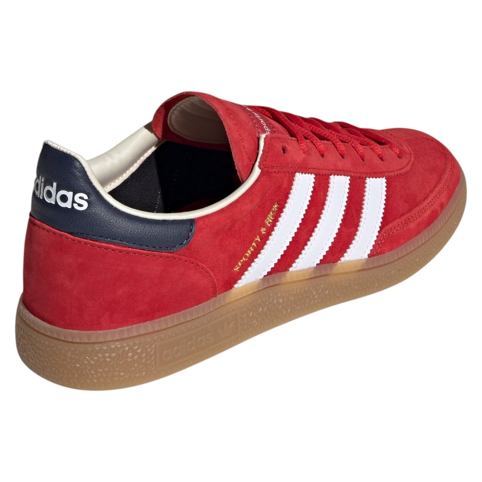 adidas x Sporty & Rich USA Handball Spezial Shoes - Collegiate Red / Night Indigo - IH8337