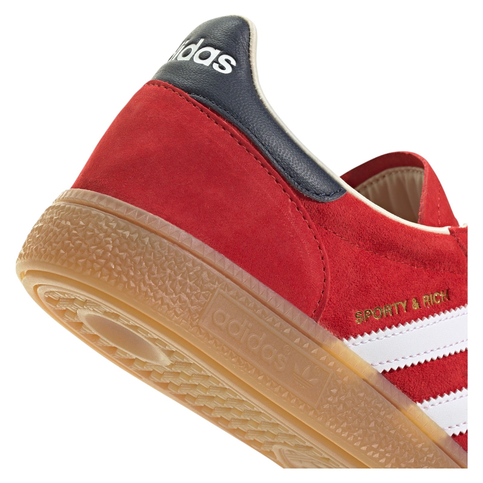 adidas x Sporty & Rich USA Handball Spezial Shoes - Collegiate Red / Night Indigo - IH8337