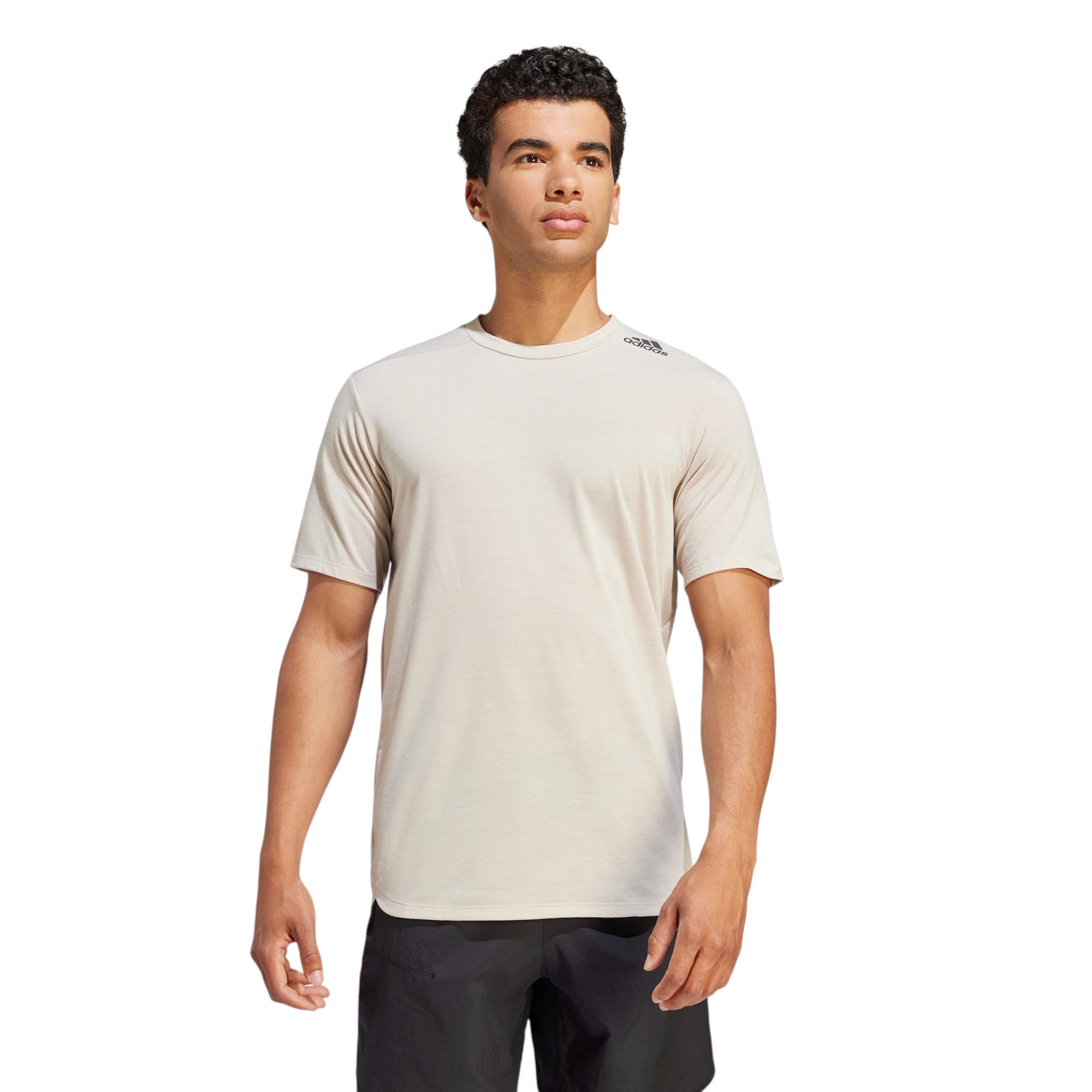 adidas Designed for Training Workout Tee - Beige