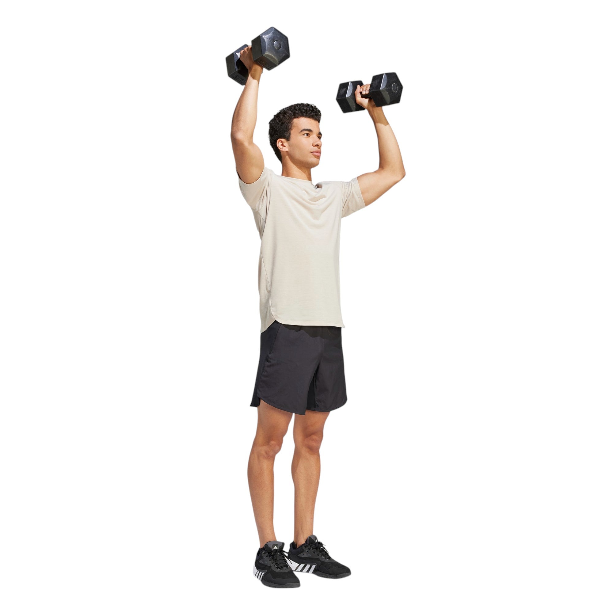 adidas Designed for Training Workout Tee - Beige
