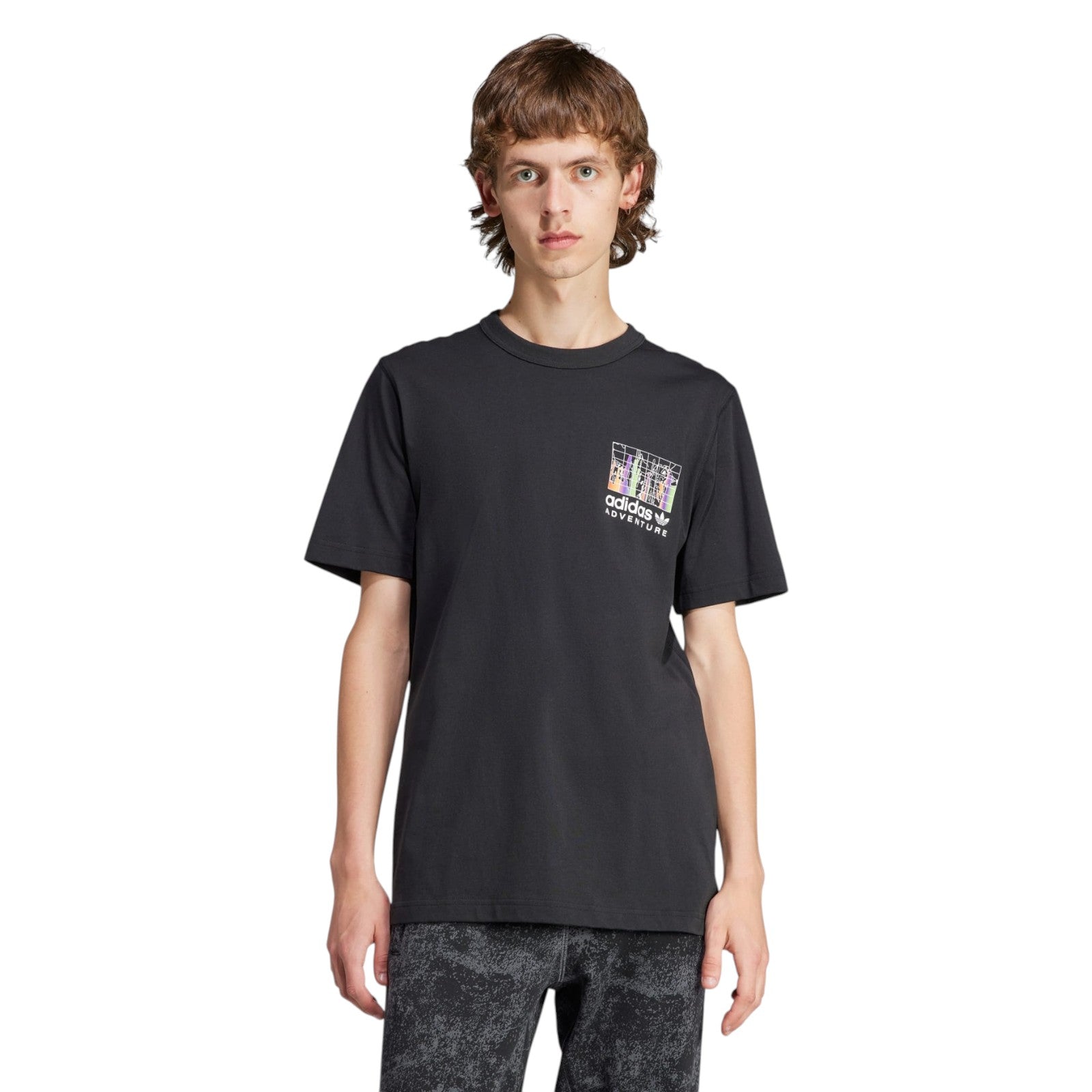 adidas Originals Adventure Graphic T-Shirt - Black
