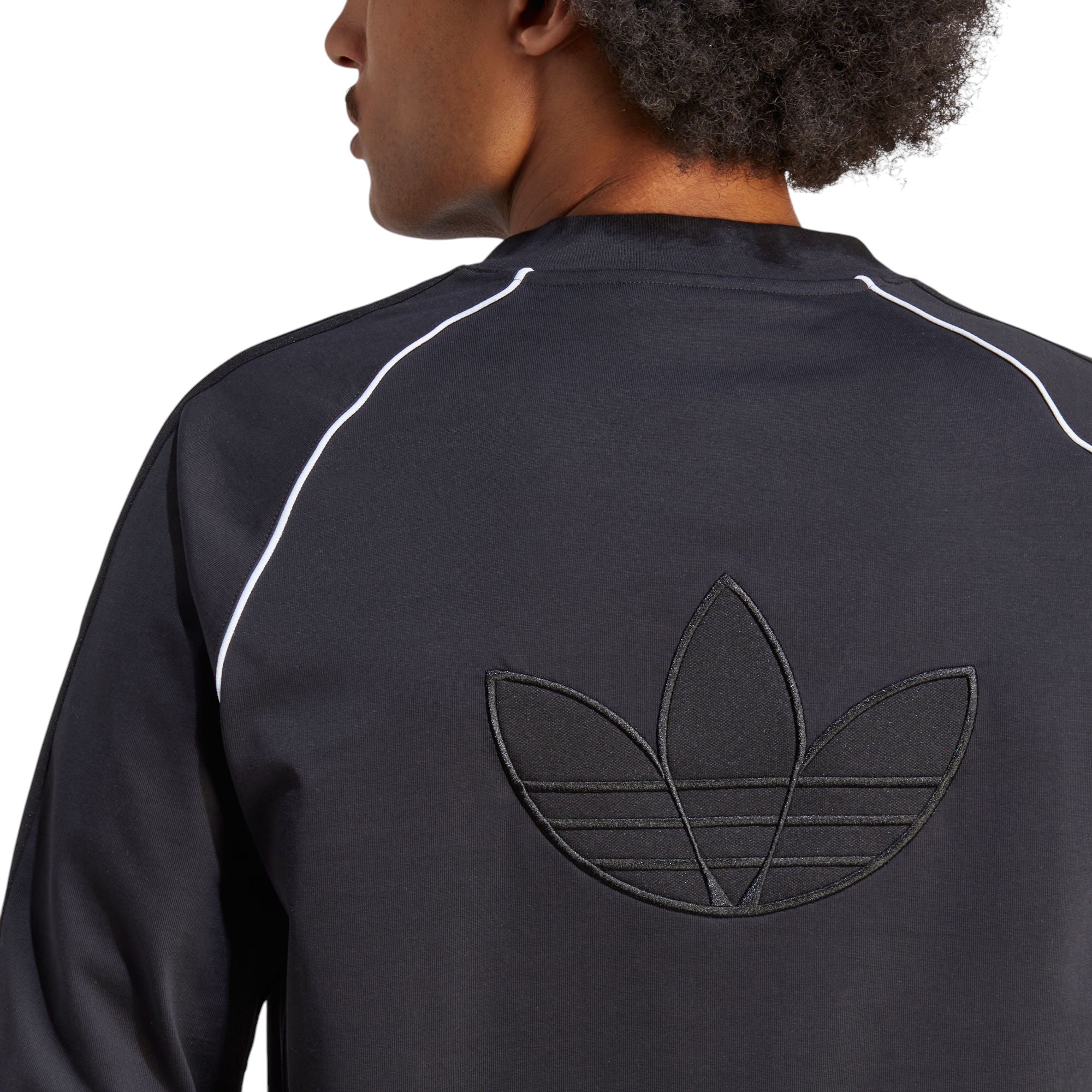 adidas Originals Blue Version SST Long Sleeve Tee - Black