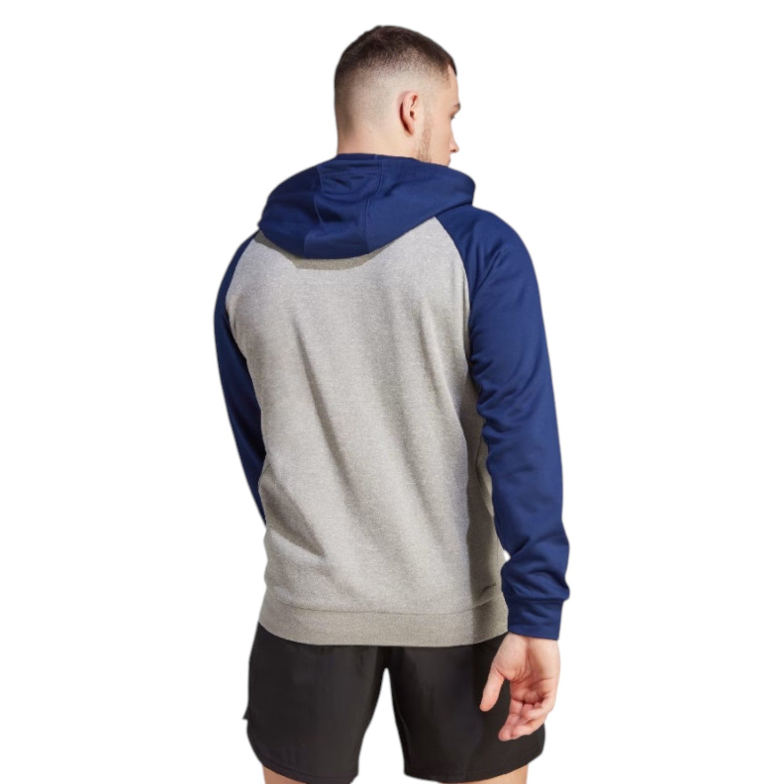 adidas Men's Game and Go Full-Zip Hoodie - Medium Grey Heather