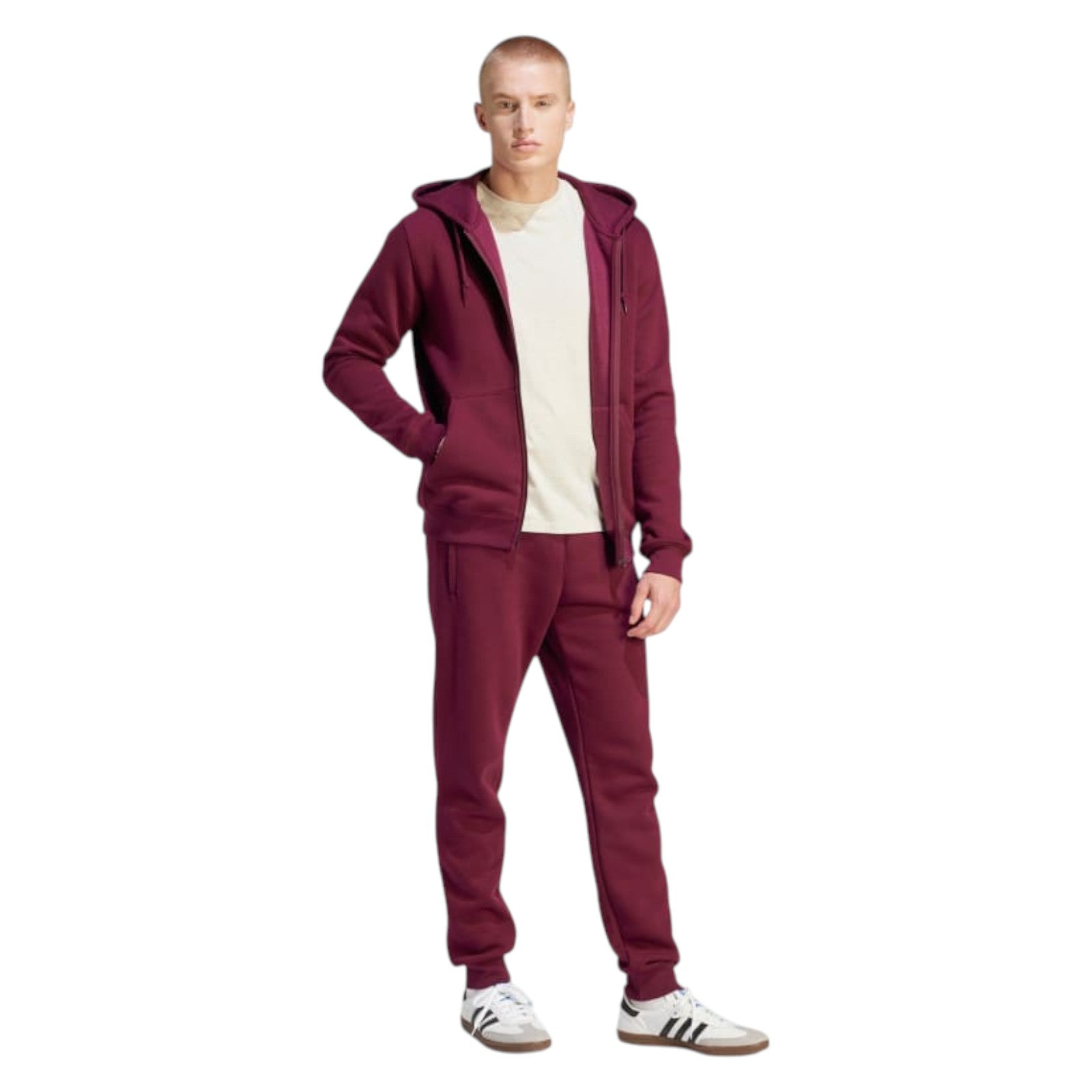 adidas Originals Trefoil Essentials Track Pants - Burgundy