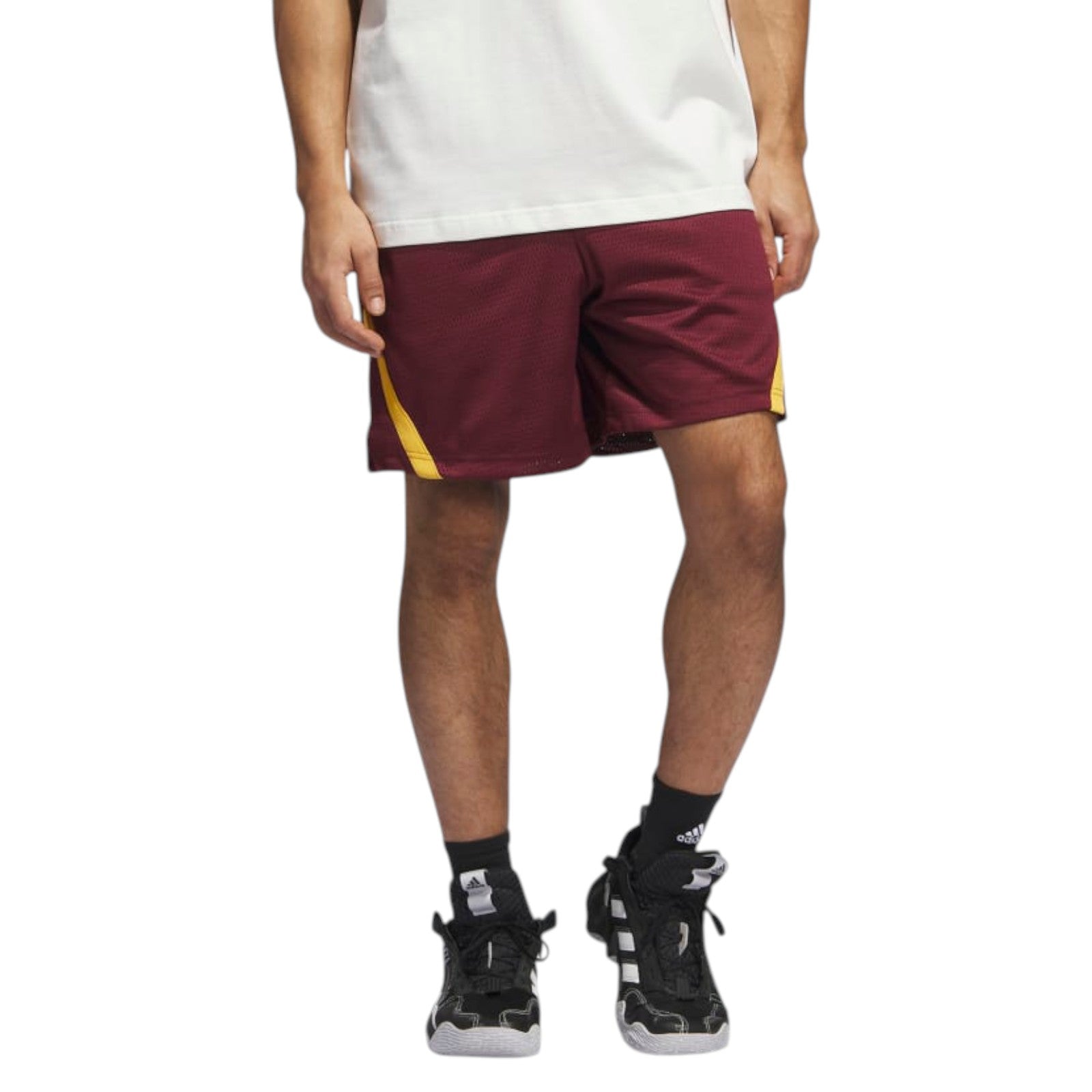 adidas Men's Select Summer Basketball Shorts - Shadow Red