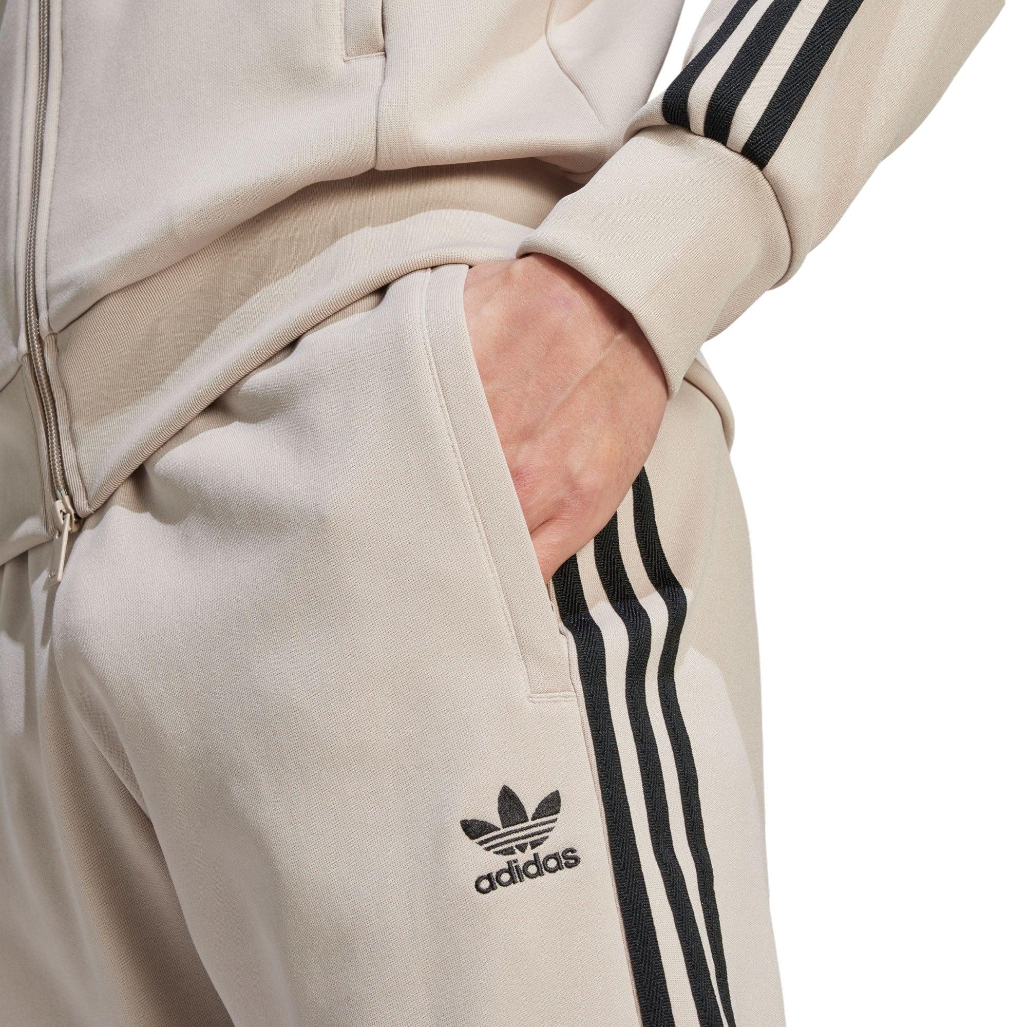 adidas Originals Superstar Track Pants - Wonder Beige / Black - ViaductClothing