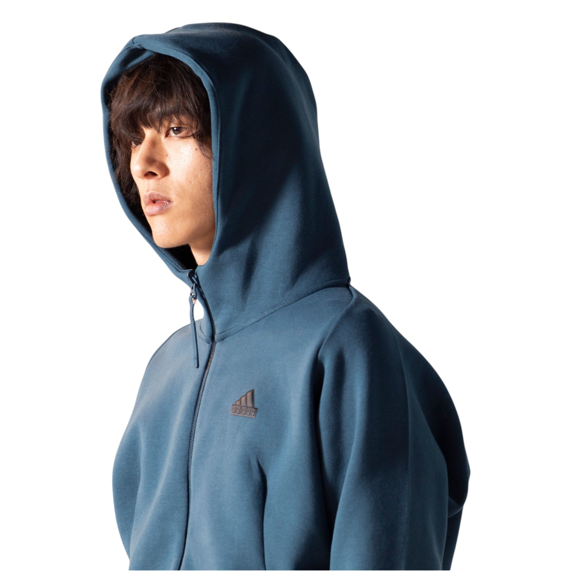 adidas Z.N.E. Premium Full-Zip Hooded Track Jacket - Arctic Night
