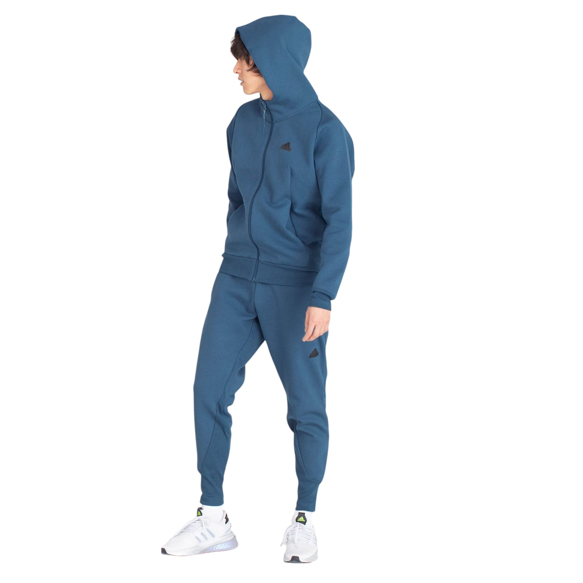 adidas Z.N.E. Premium Full-Zip Hooded Track Jacket - Arctic Night
