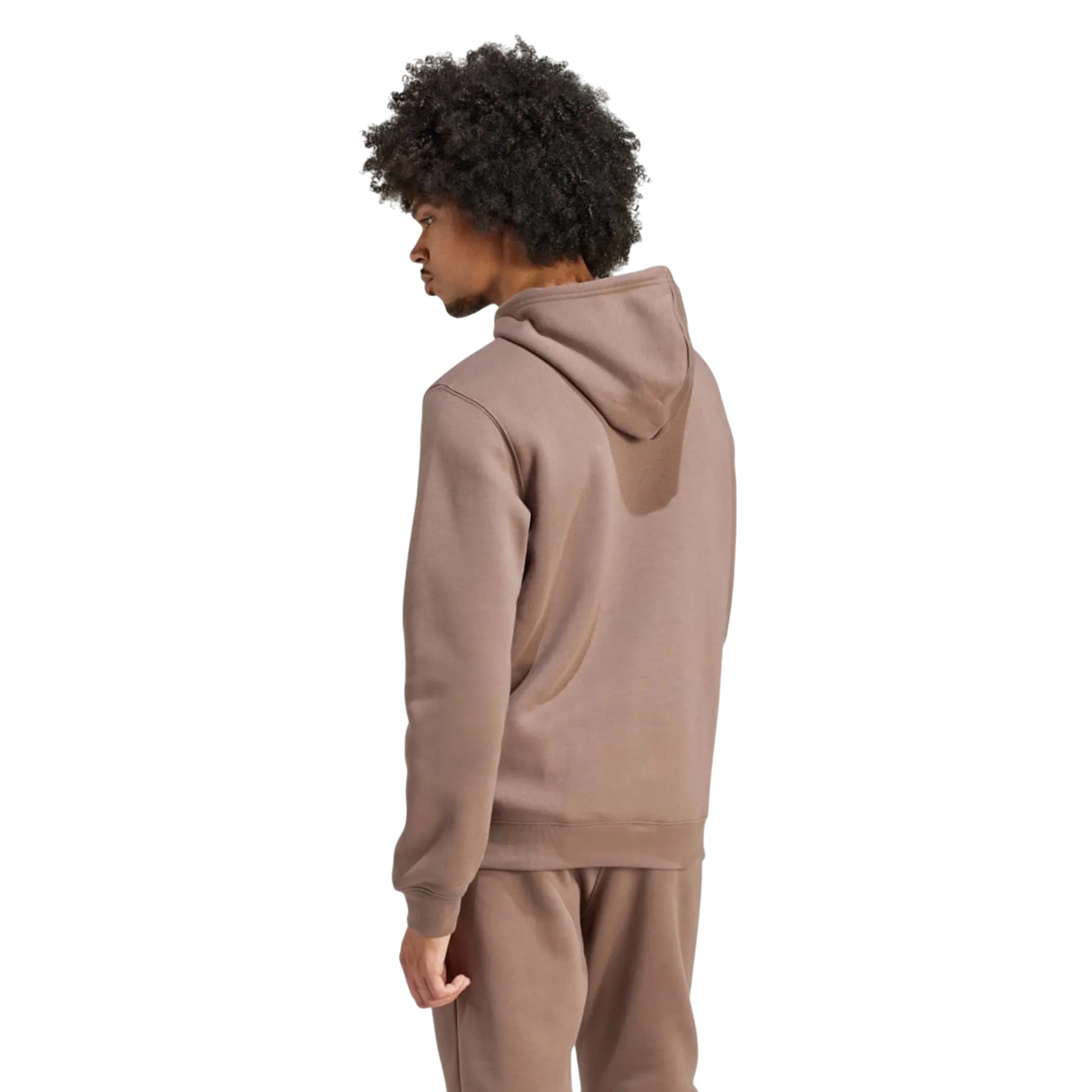 adidas Originals Men's Trefoil Essentials Hoodie - Brown