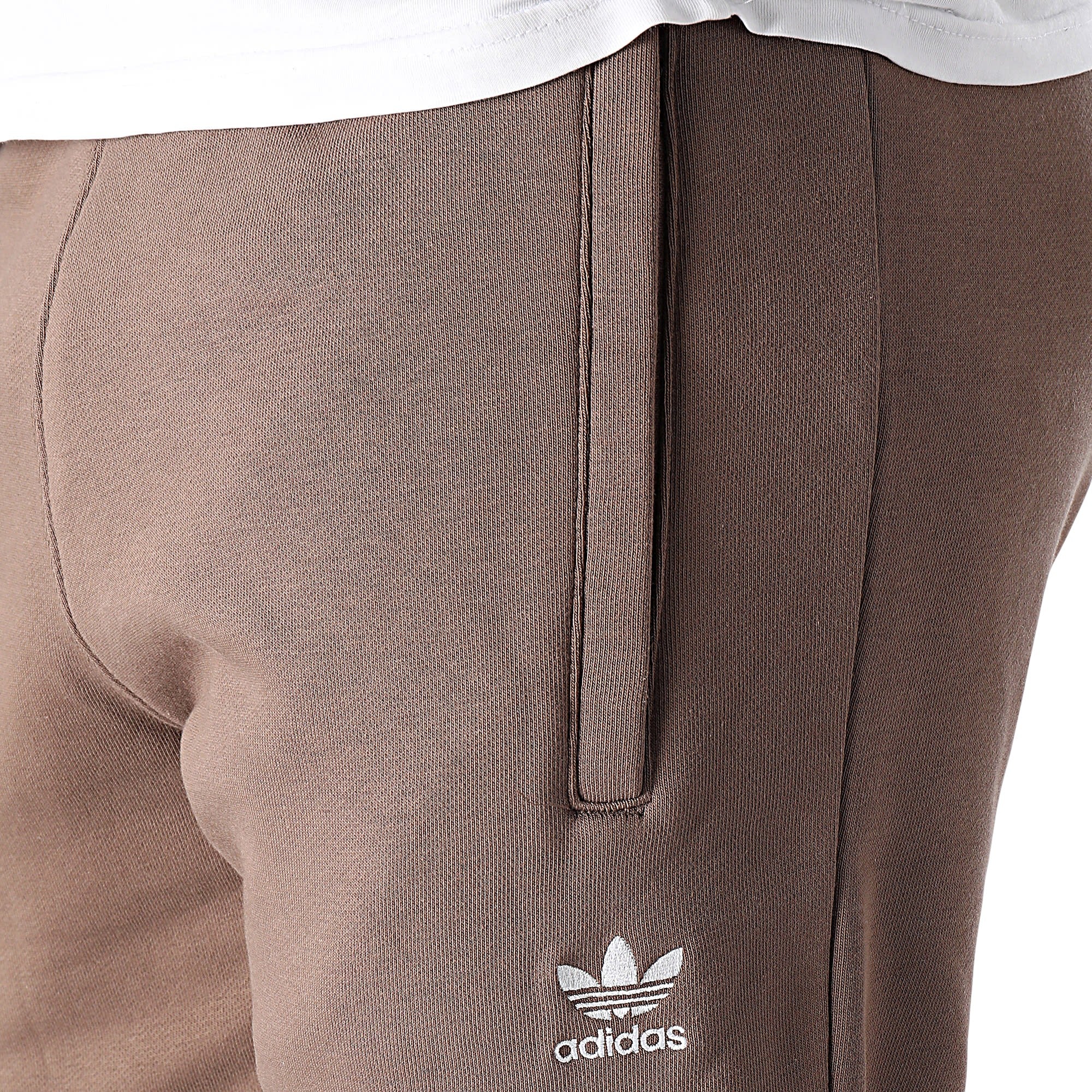 adidas Originals Men's Trefoil Essentials Track Pants - Brown