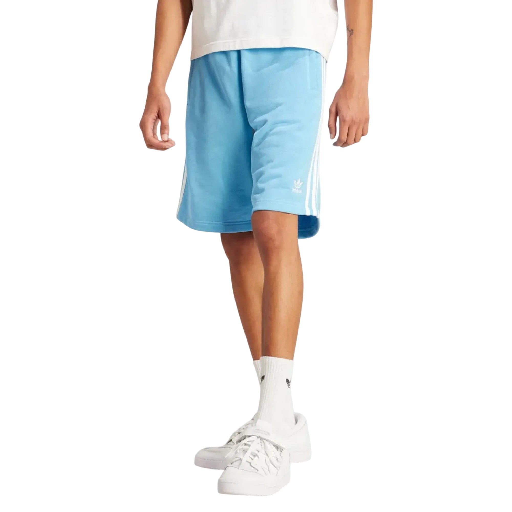 adidas Originals Men's Adicolor 3-Stripes Shorts - Semi Blue Burst