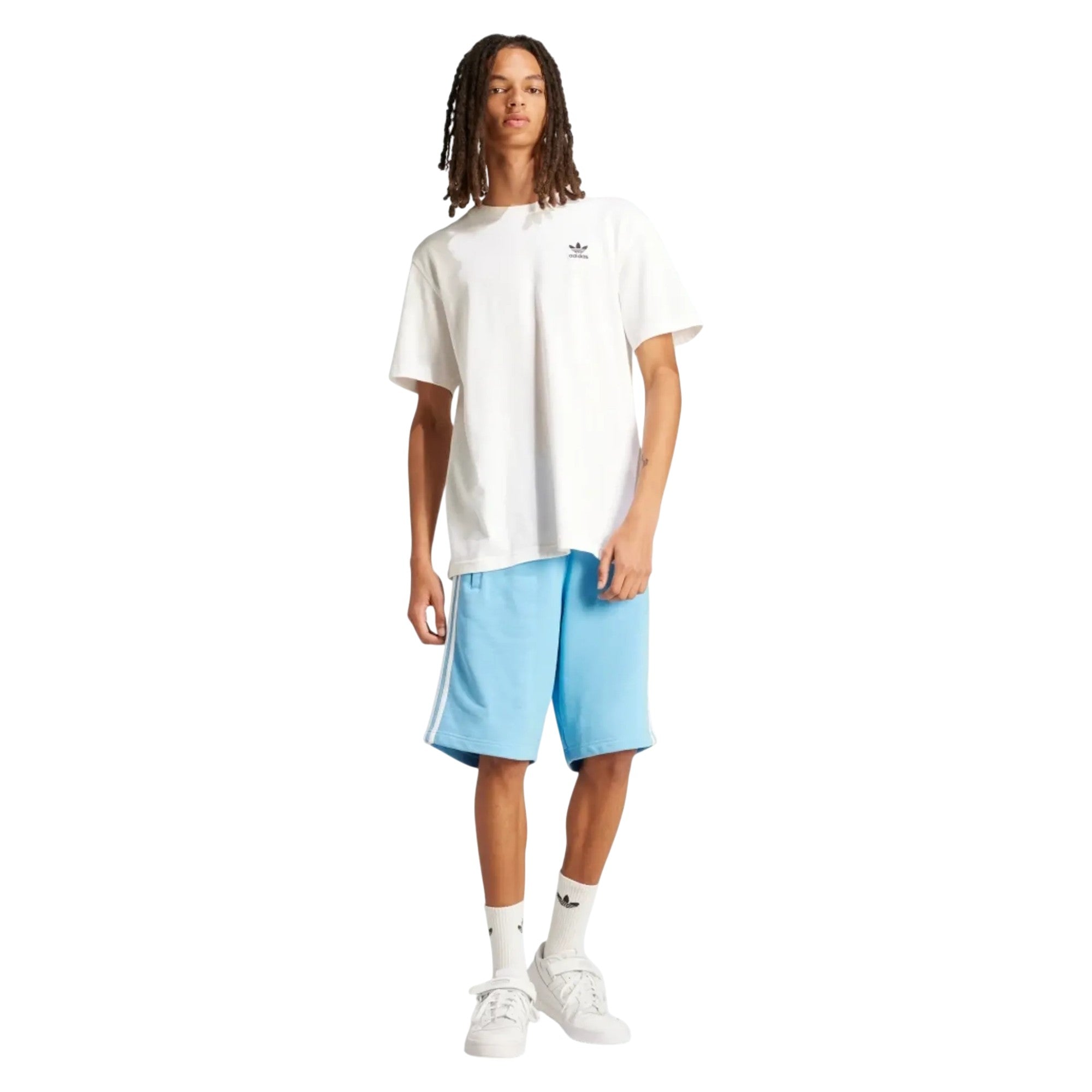 adidas Originals Men's Adicolor 3-Stripes Shorts - Semi Blue Burst