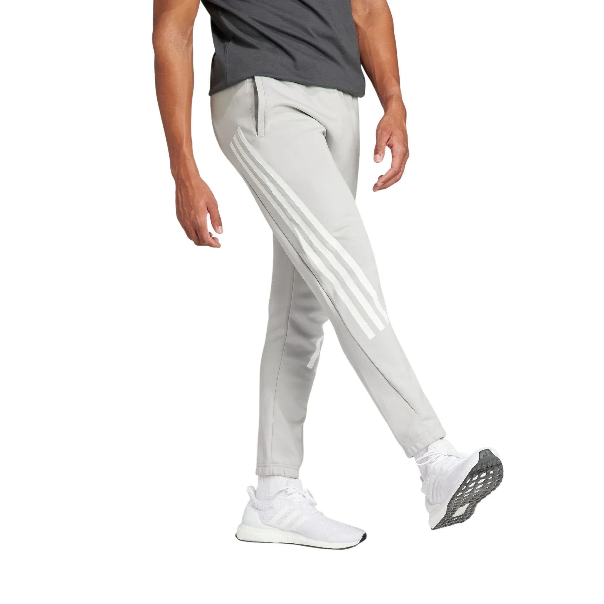 adidas Future Icons 3-Stripes Pants - Grey - ViaductClothing