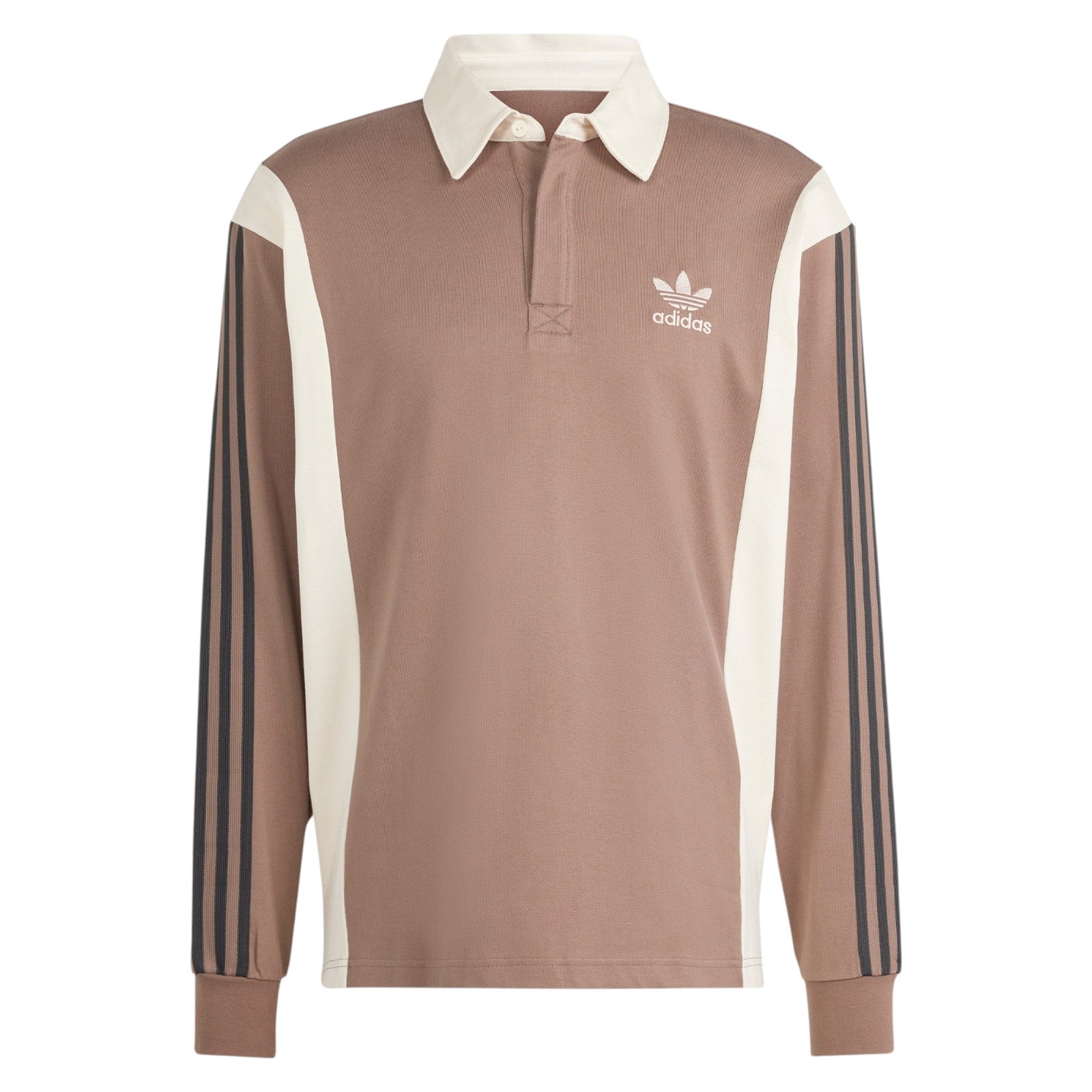 adidas Originals Men's Rugby Polo Shirt - Brown