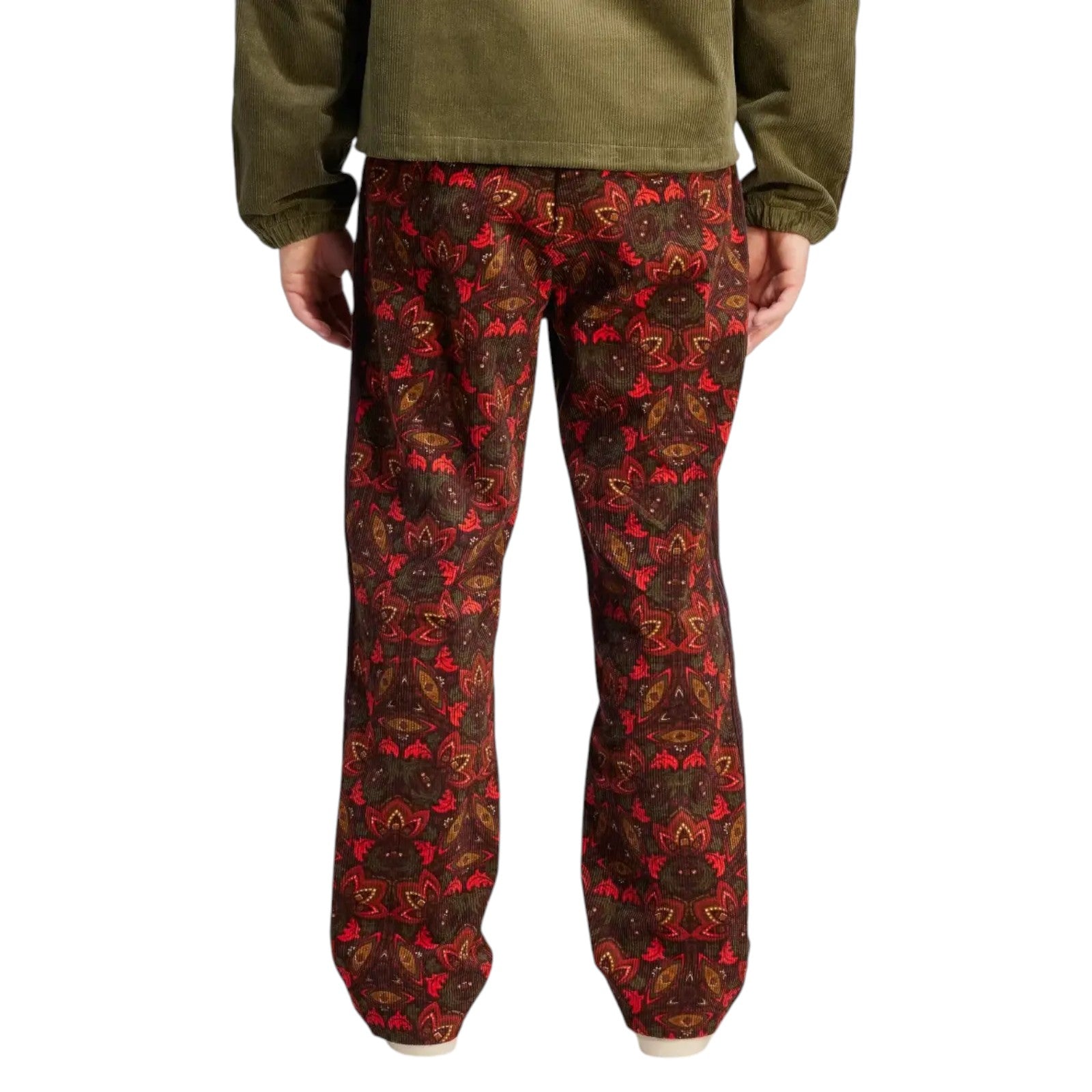 adidas Originals Men's Corduroy Track Pants - Red
