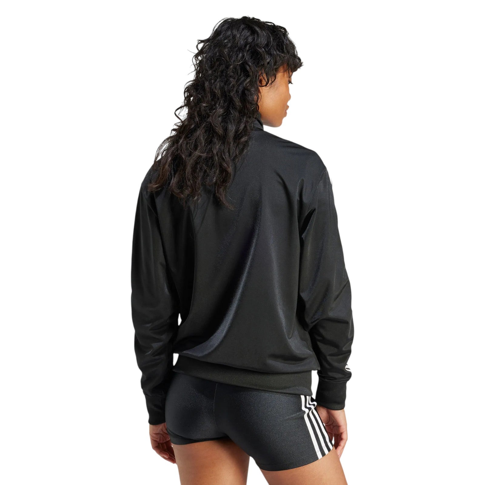 adidas Originals Women's Adicolor Loose Firebird Track Top - Black