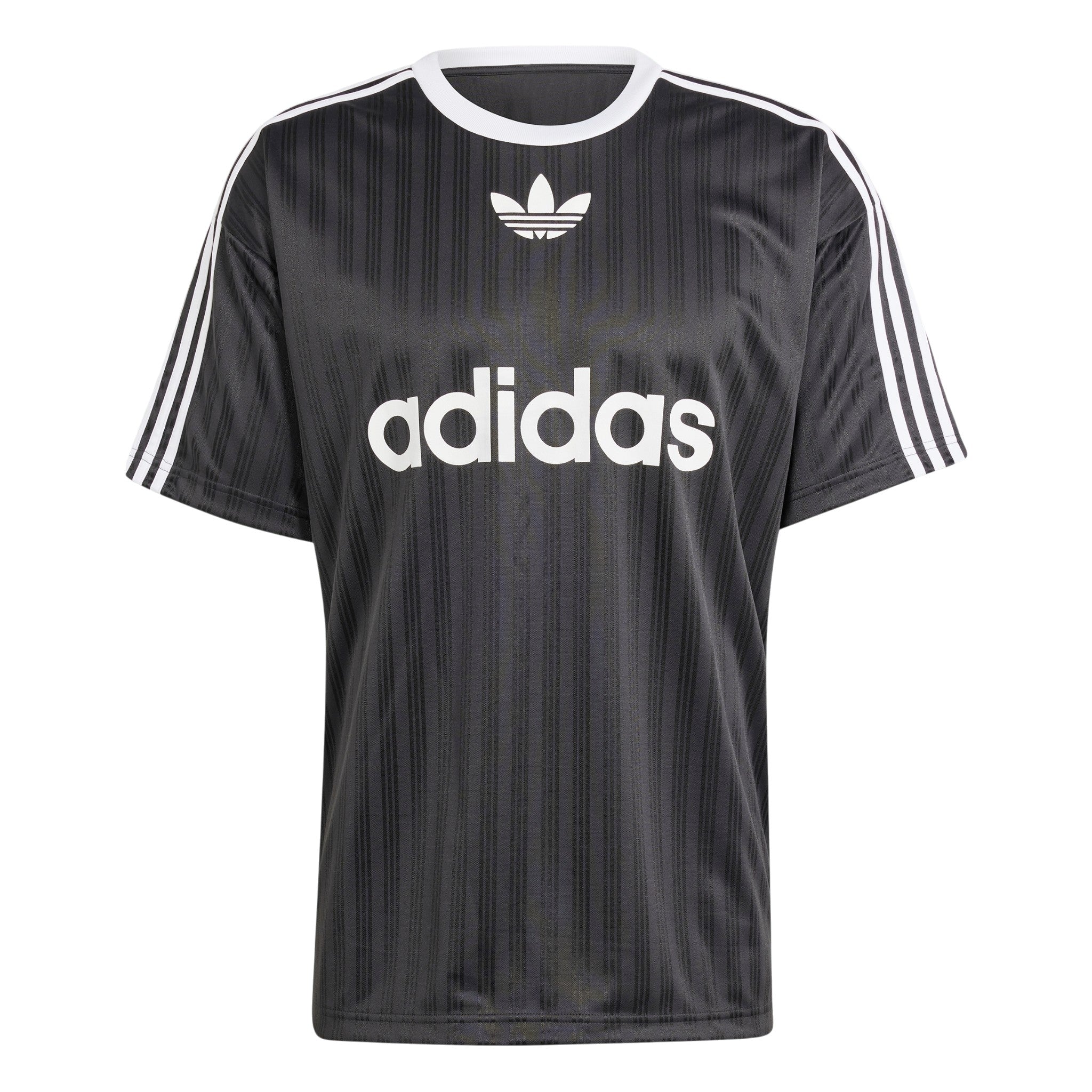 adidas Originals Adicolor Polyester Retro Football Jersey - Black