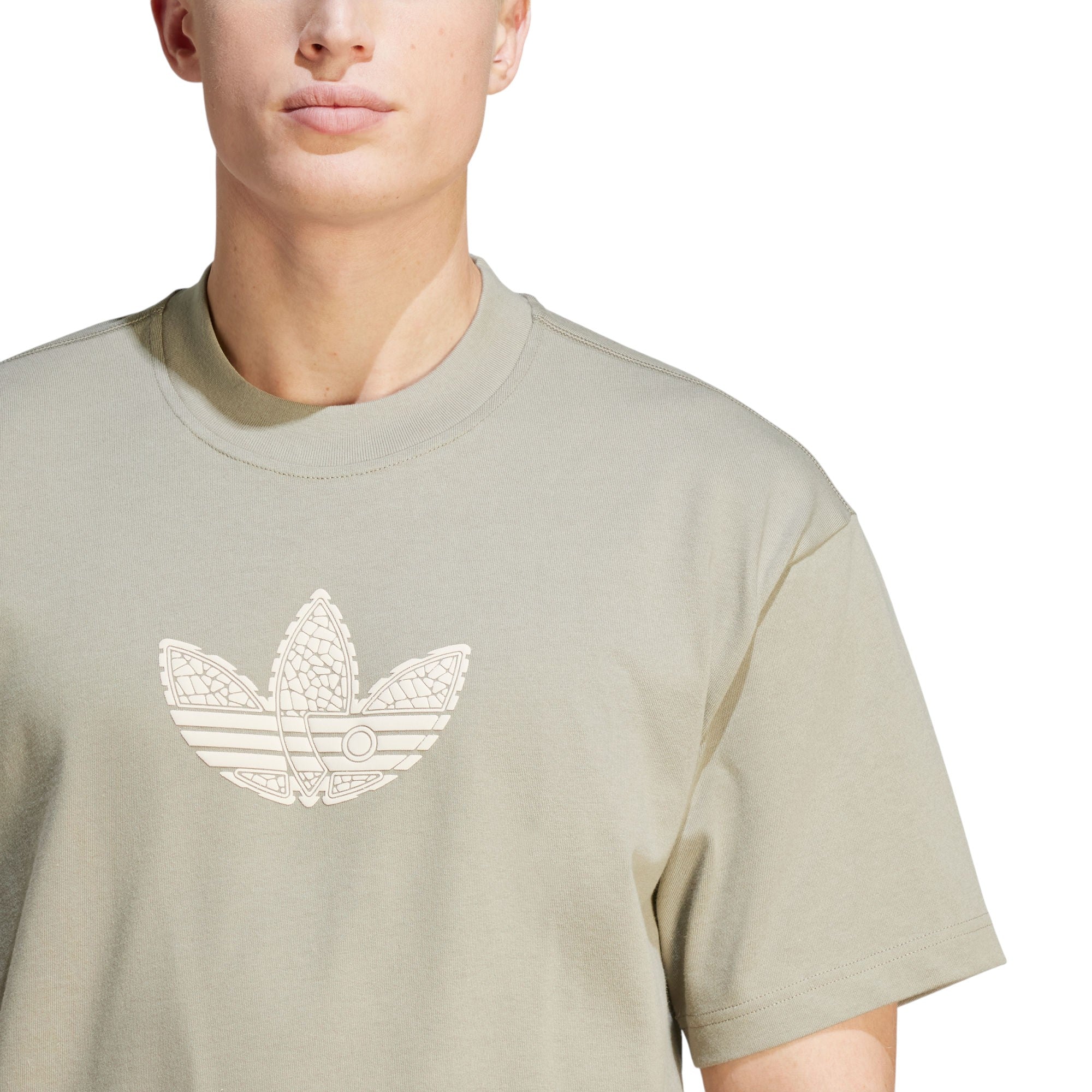 adidas Originals Graphic T-Shirt - Silver Pebble