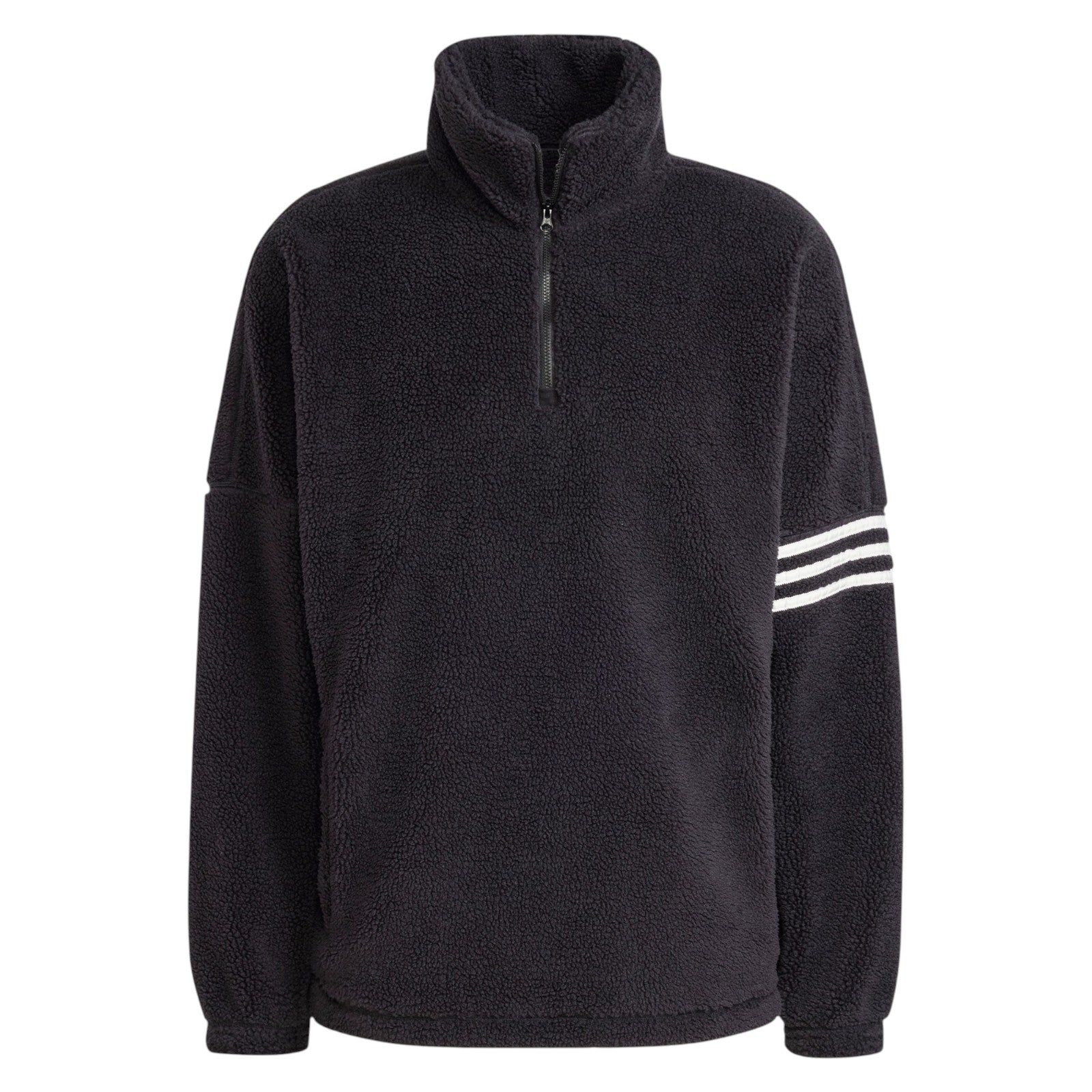 adidas Originals Men's Neuclassics Polar Fleece 1/2 Zip Sweatshirt - Black