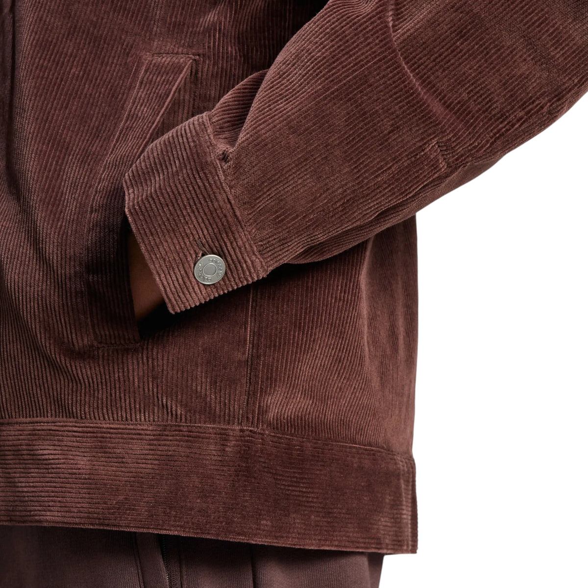 adidas Originals Men's Corduroy Coach Jacket - Brown