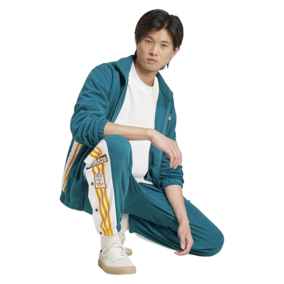 adidas Originals Men's Polar Fleece Adibreak Track Top - Green