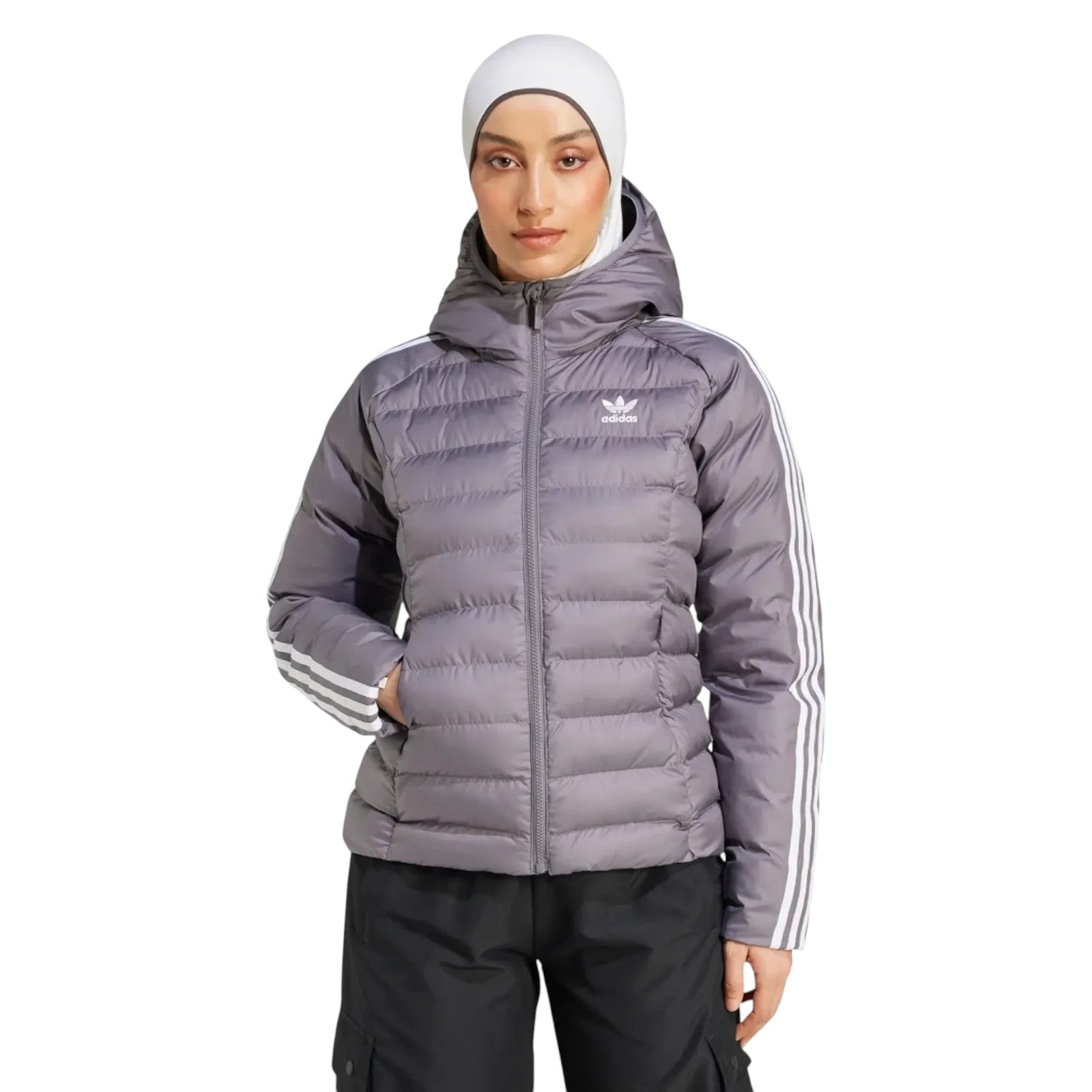 adidas Originals Women's Adicolor Slim Jacket - Grey
