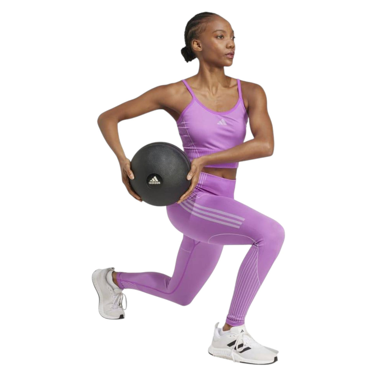 adidas Women's AEROKNIT Training Tank Top - Purple
