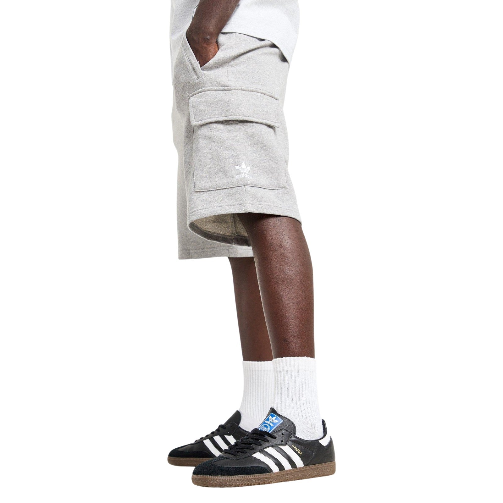 adidas Originals Men's Cargo Shorts - Medium Grey Heather