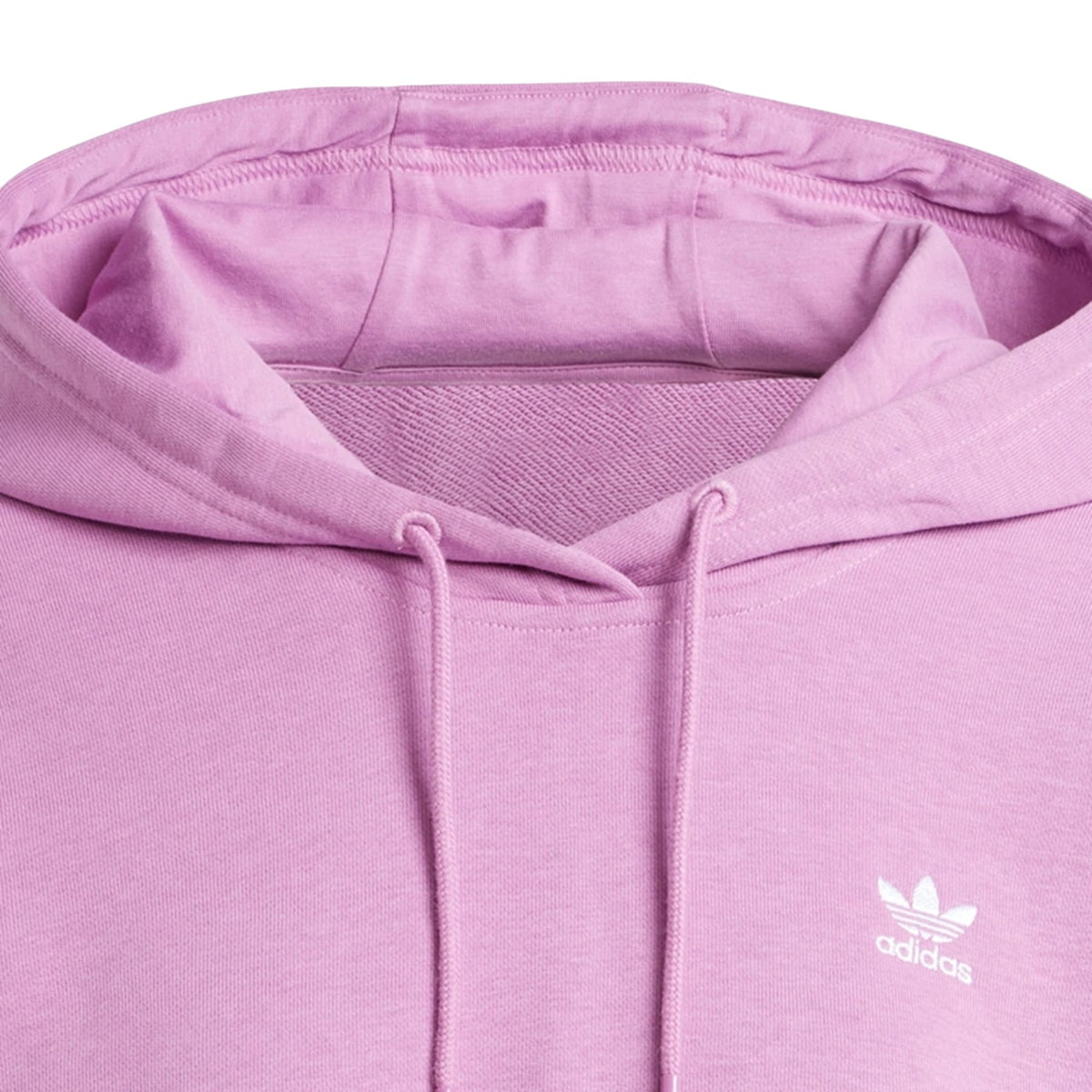 adidas Originals Women's Adicolor 3-Stripes Short Hoodie - Purple