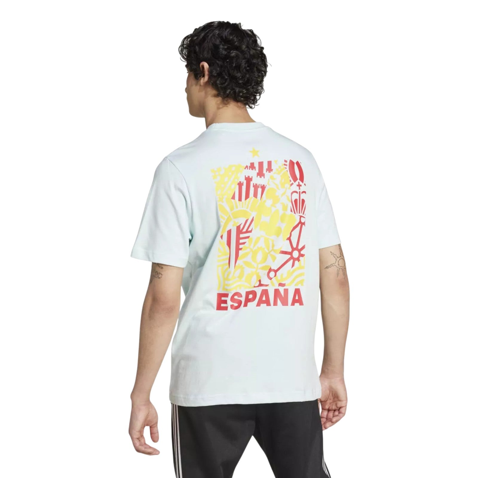 adidas Men's Spain Fan Graphic T-Shirt - Turquoise
