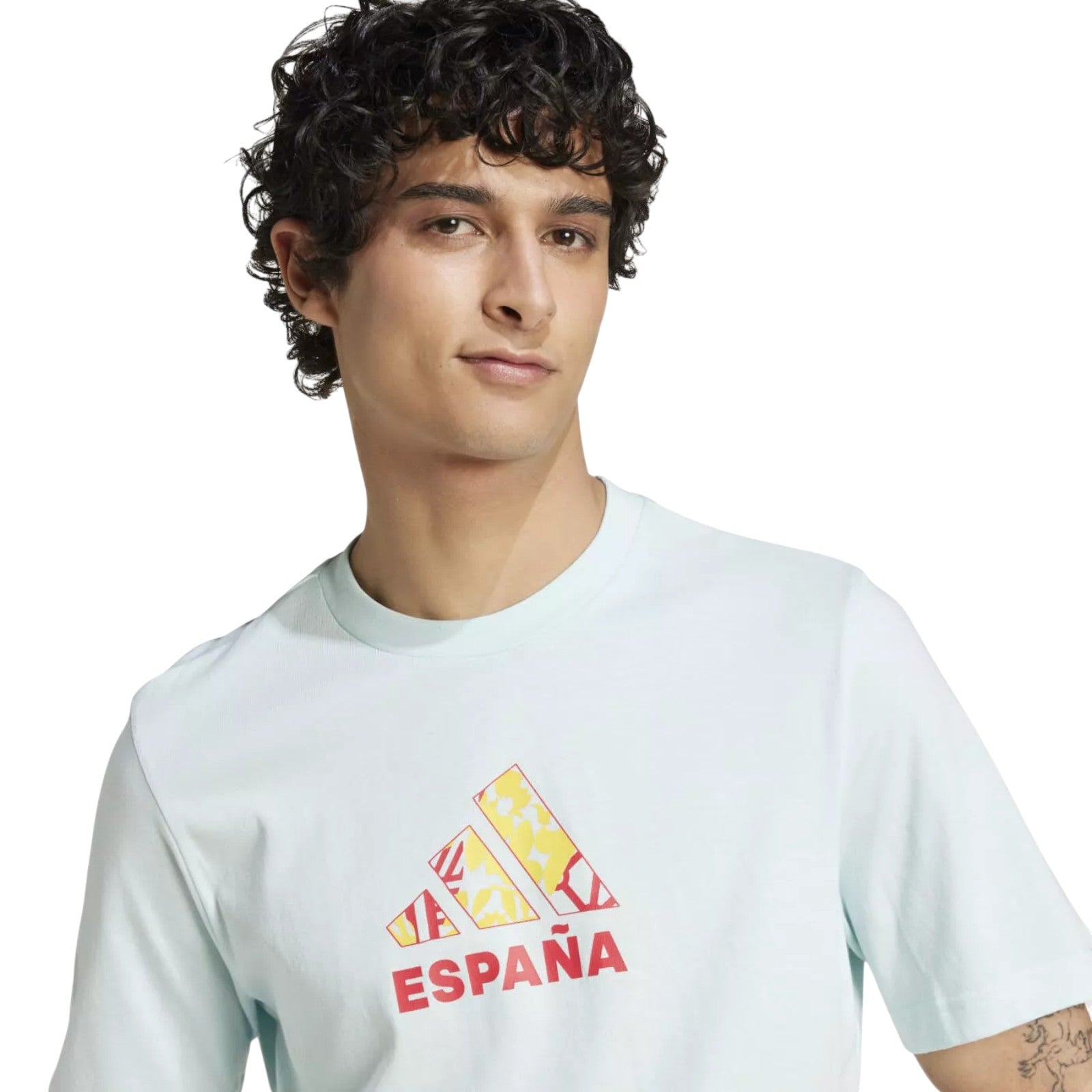 adidas Men's Spain Fan Graphic T-Shirt - Turquoise