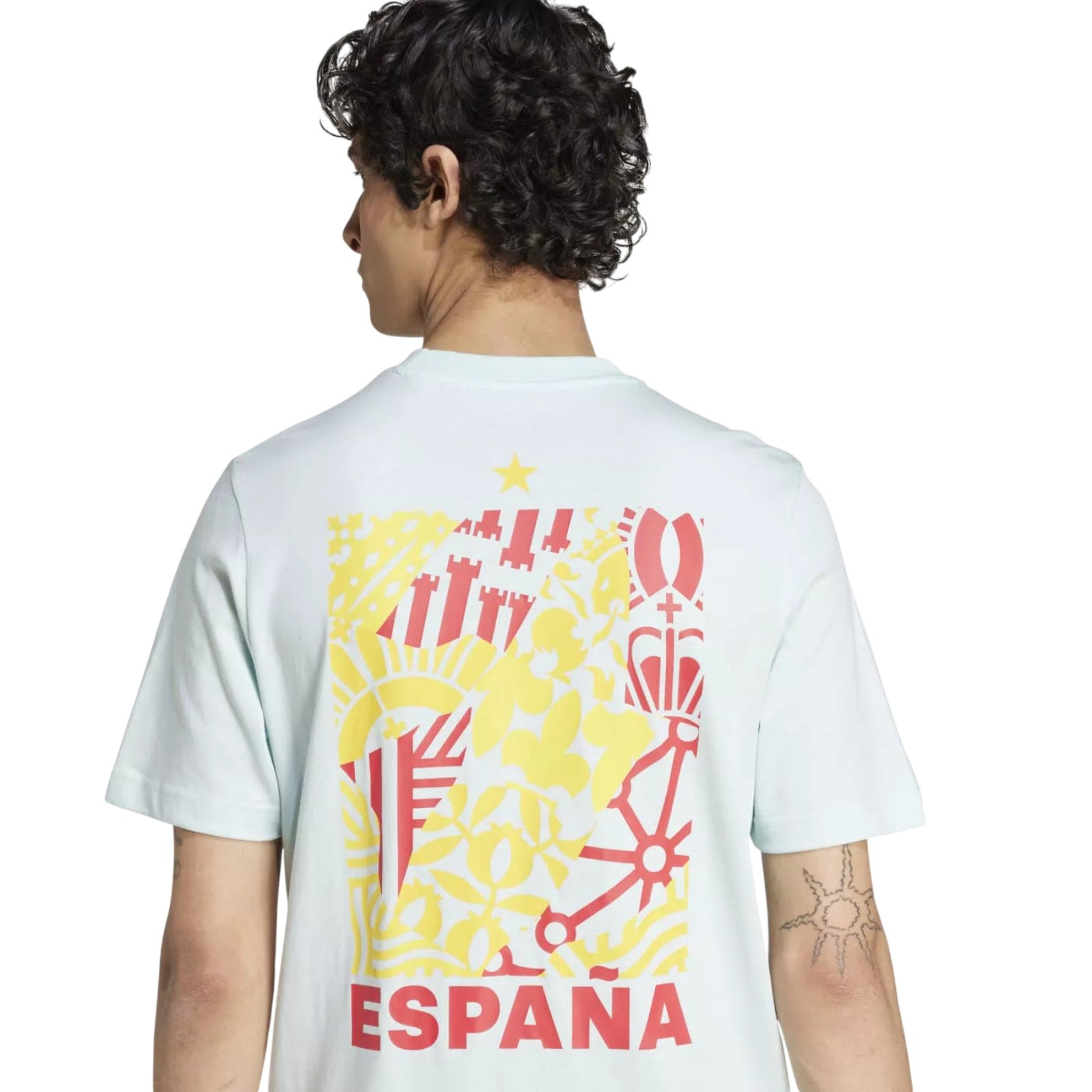 adidas Men's Spain Fan Graphic T-Shirt - Turquoise