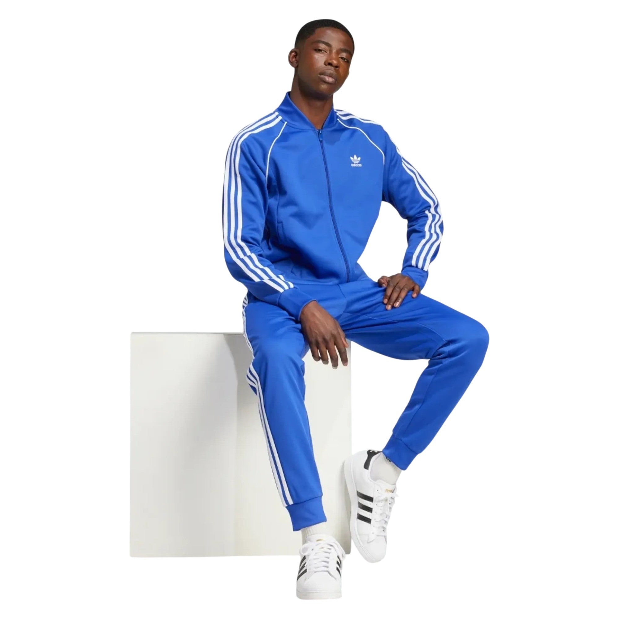 adidas Originals Men's SST Superstar Track Pants - Semi Lucid Blue
